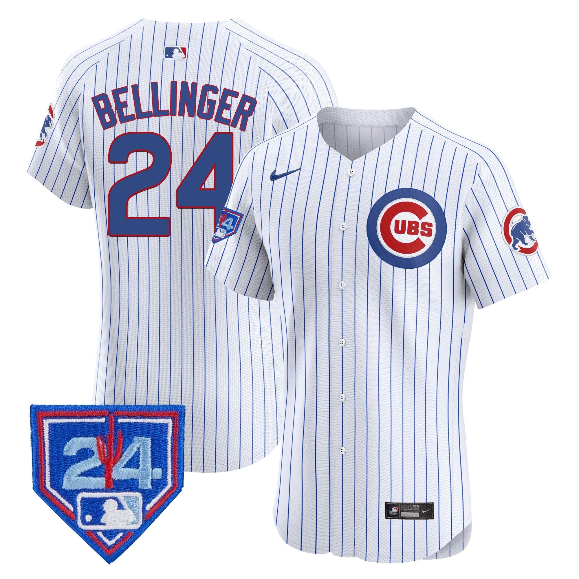 Men’s Chicago 2024 Spring Training Patch Vapor Premier Elite Jersey V2