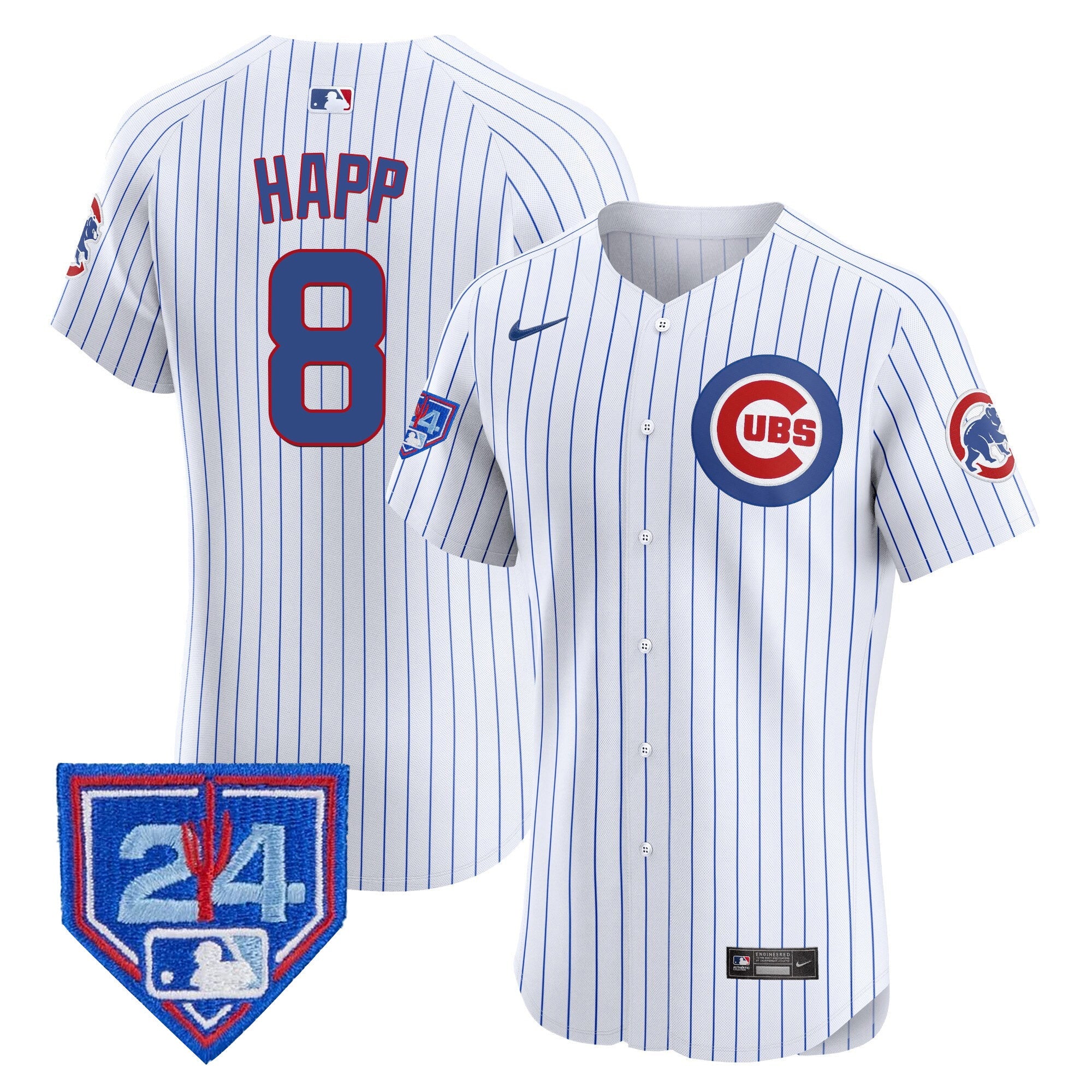Men’s Chicago 2024 Spring Training Patch Vapor Premier Elite Jersey V2