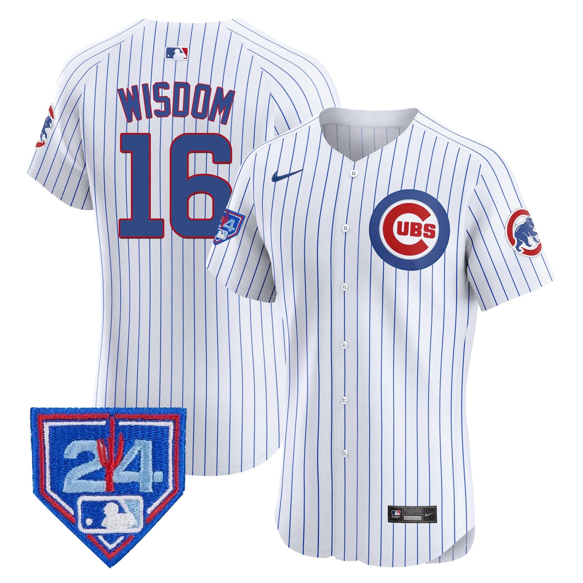 Men’s Chicago 2024 Spring Training Patch Vapor Premier Elite Jersey V2