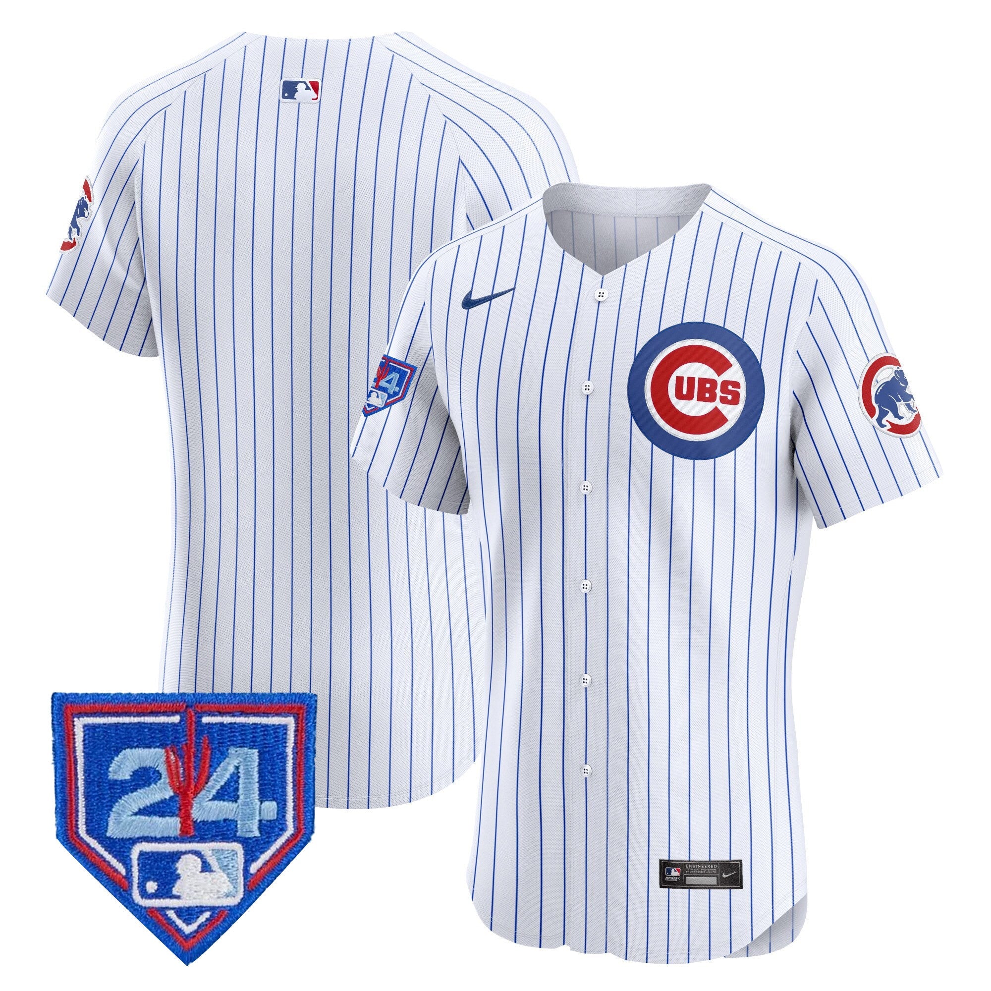 Men’s Chicago 2024 Spring Training Patch Vapor Premier Elite Jersey V2
