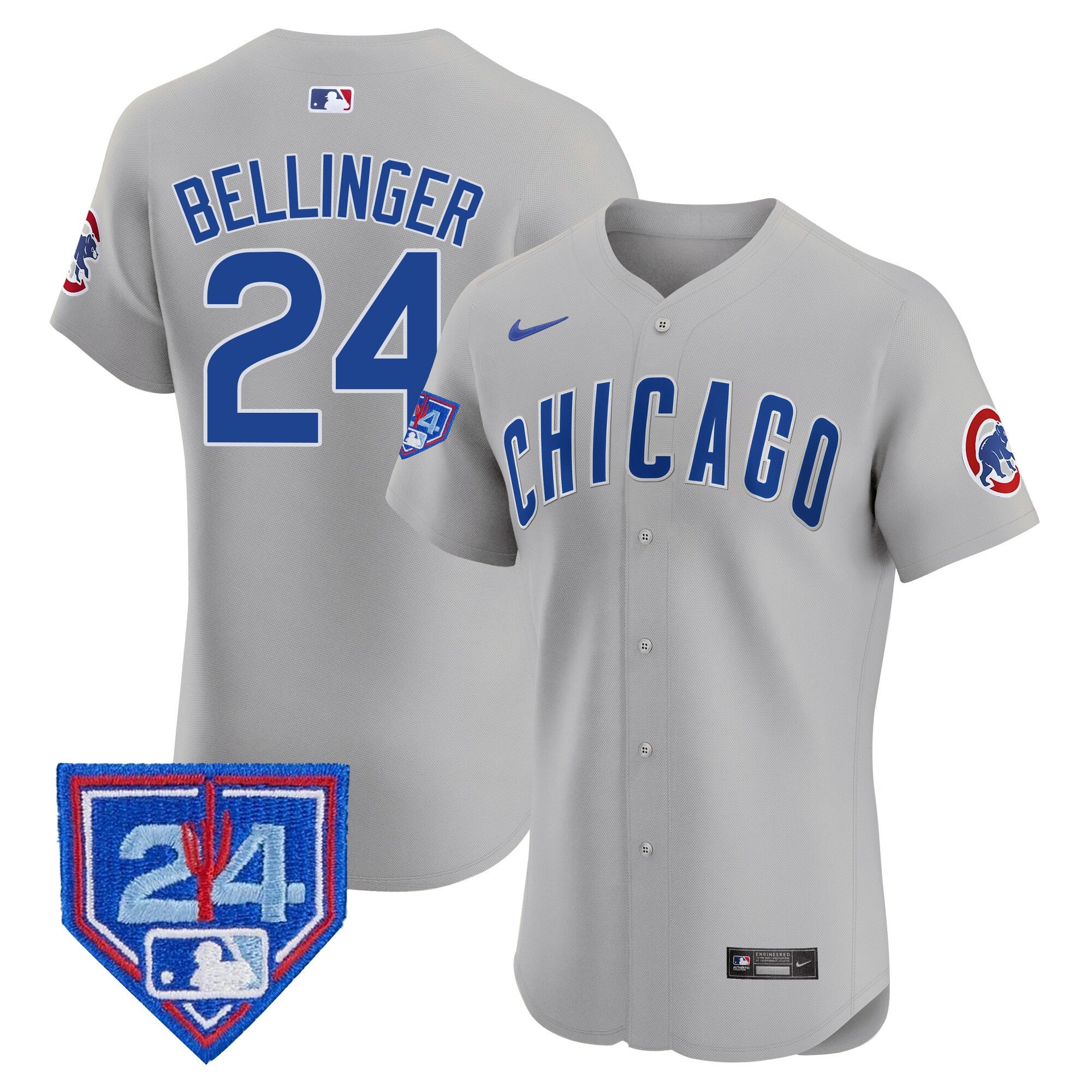 Men’s Chicago 2024 Spring Training Patch Vapor Premier Elite Jersey V2