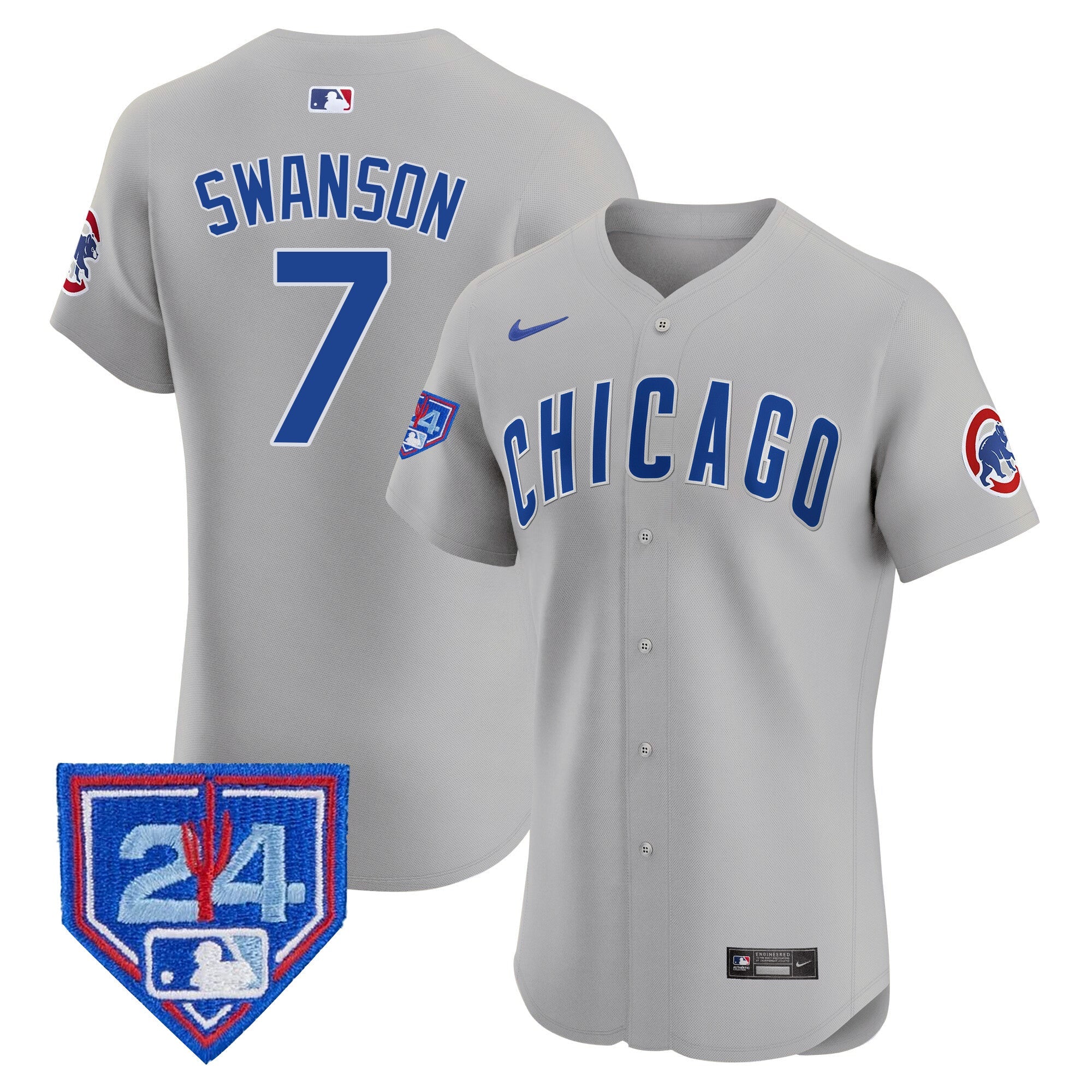 Men’s Chicago 2024 Spring Training Patch Vapor Premier Elite Jersey V2