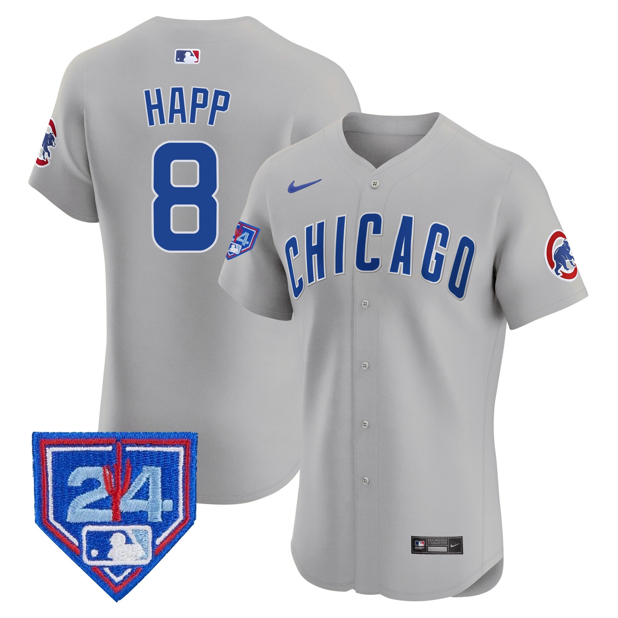 Men’s Chicago 2024 Spring Training Patch Vapor Premier Elite Jersey V2