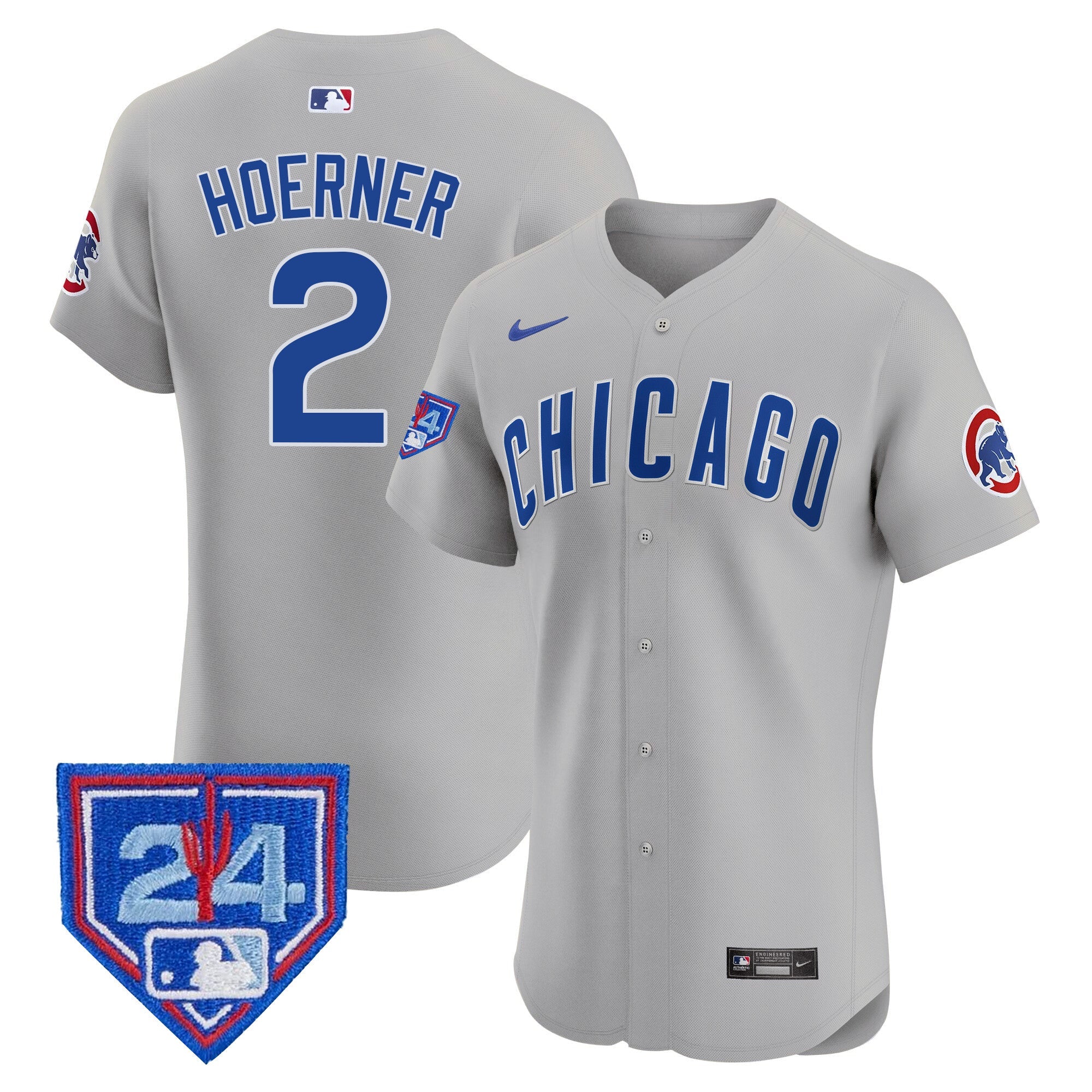 Men’s Chicago 2024 Spring Training Patch Vapor Premier Elite Jersey V2