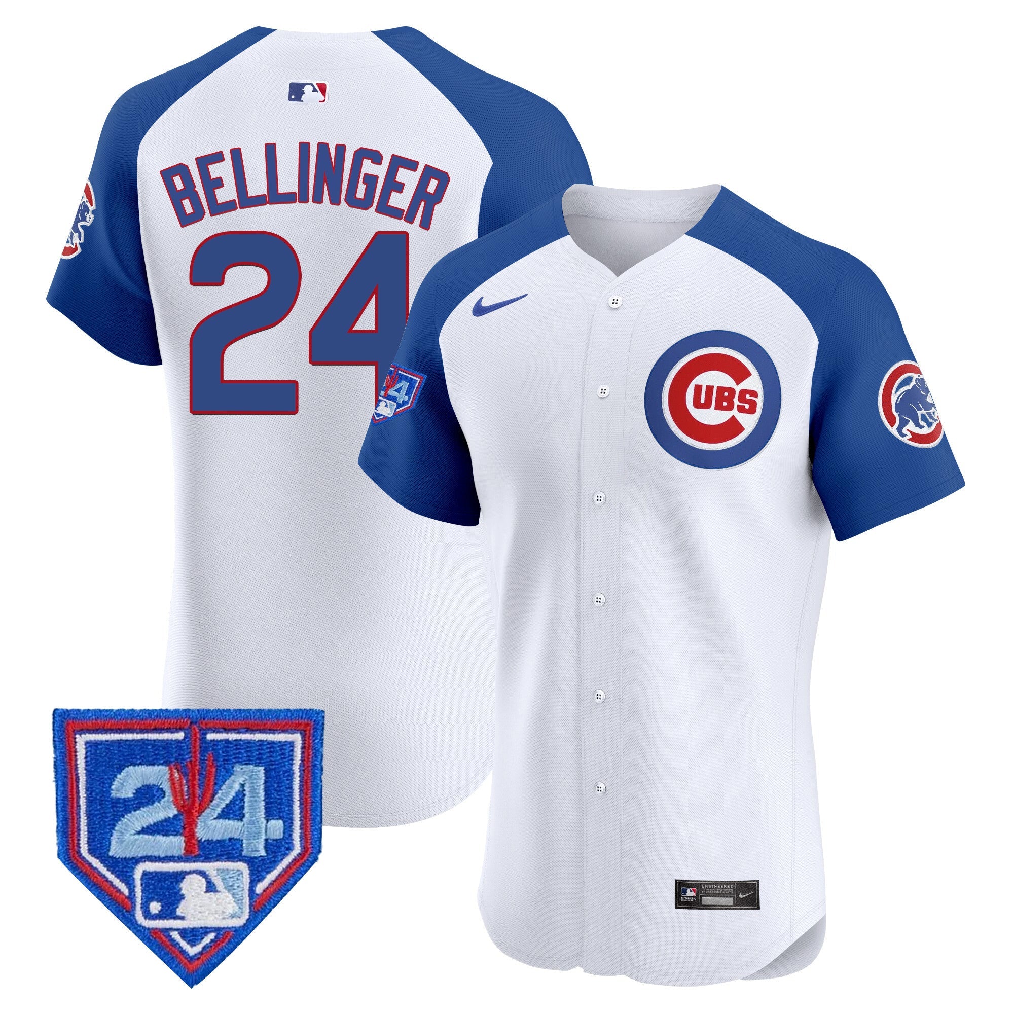 Men’s Chicago 2024 Spring Training Patch Vapor Premier Elite Jersey V2