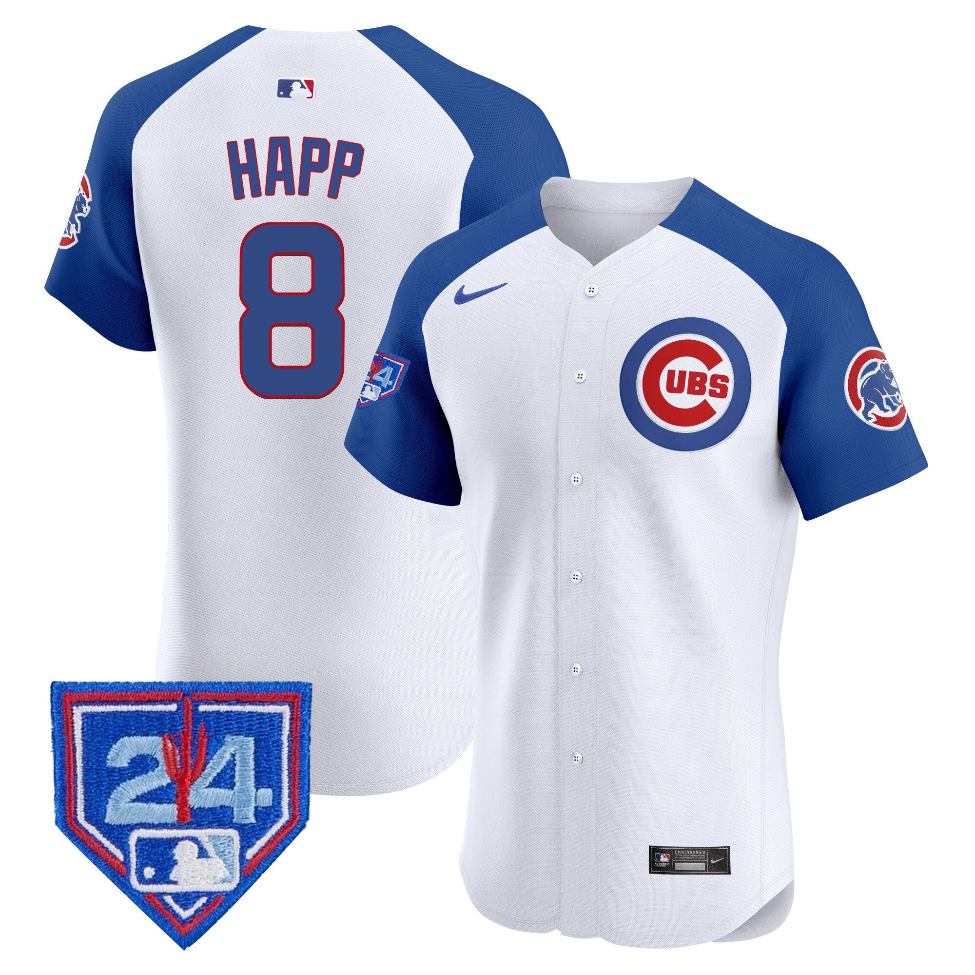 Men’s Chicago 2024 Spring Training Patch Vapor Premier Elite Jersey V2