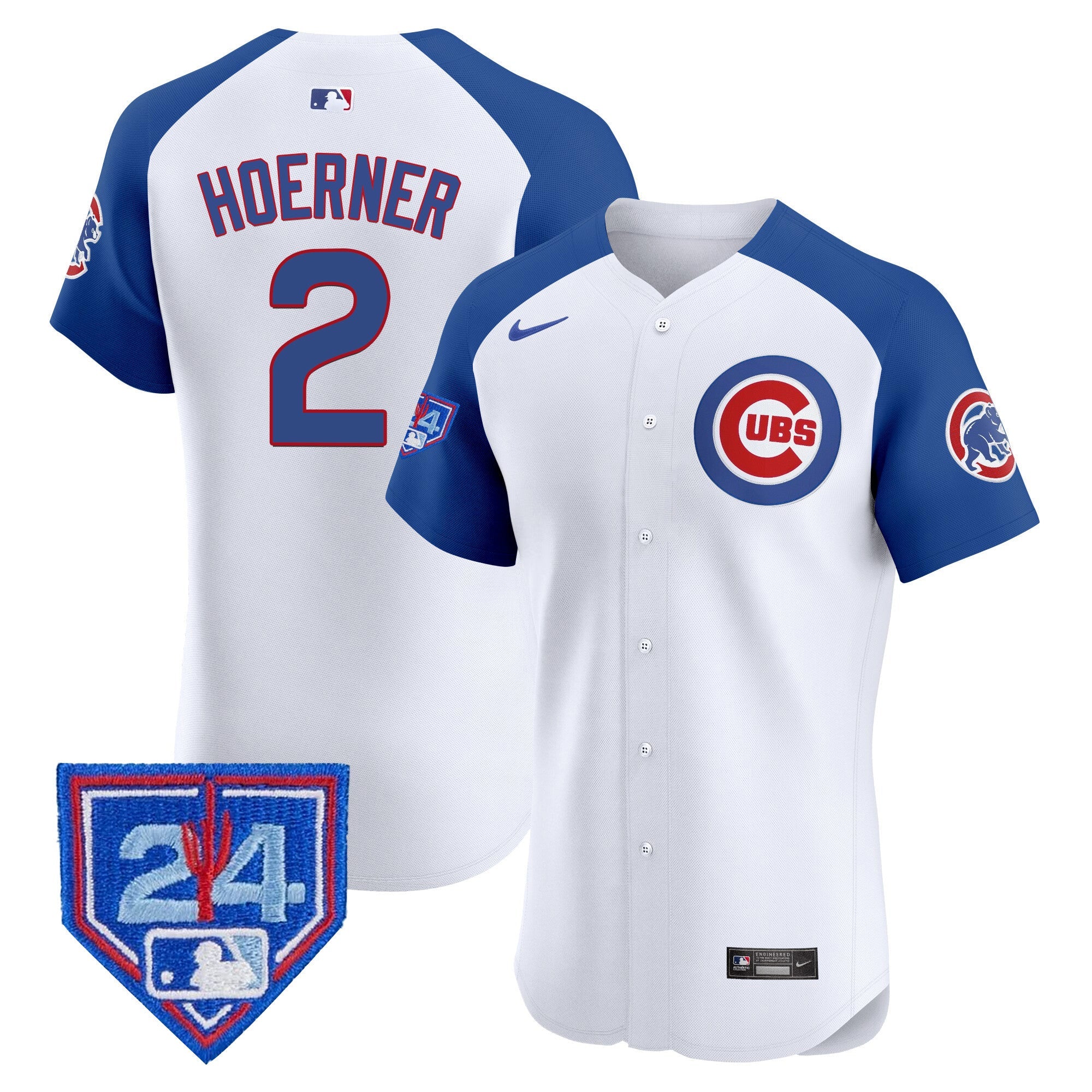Men’s Chicago 2024 Spring Training Patch Vapor Premier Elite Jersey V2