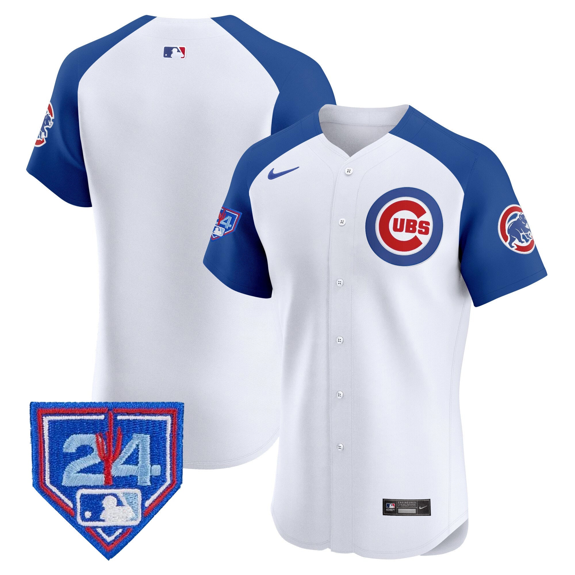 Men’s Chicago 2024 Spring Training Patch Vapor Premier Elite Jersey V2