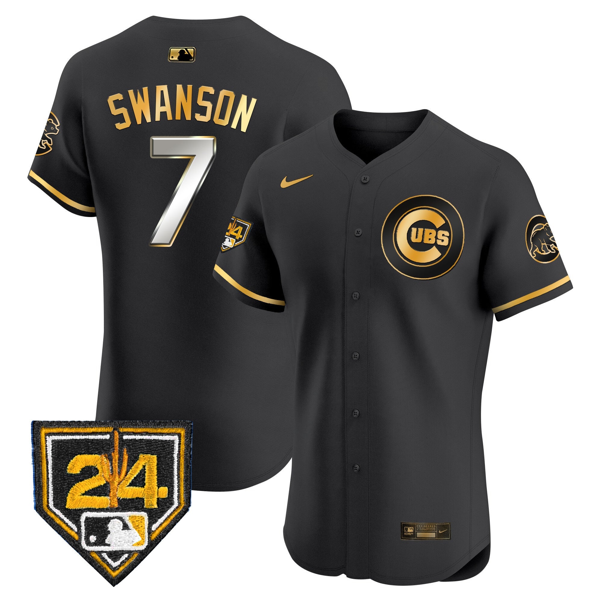 Men’s Chicago 2024 Spring Training Patch Vapor Premier Elite Jersey V2