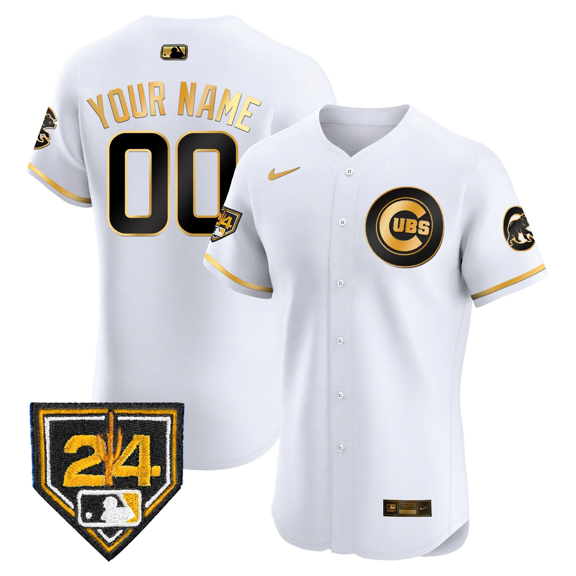 Chicago 2024 Spring Training Patch Vapor Premier Elite Custom Jersey V2