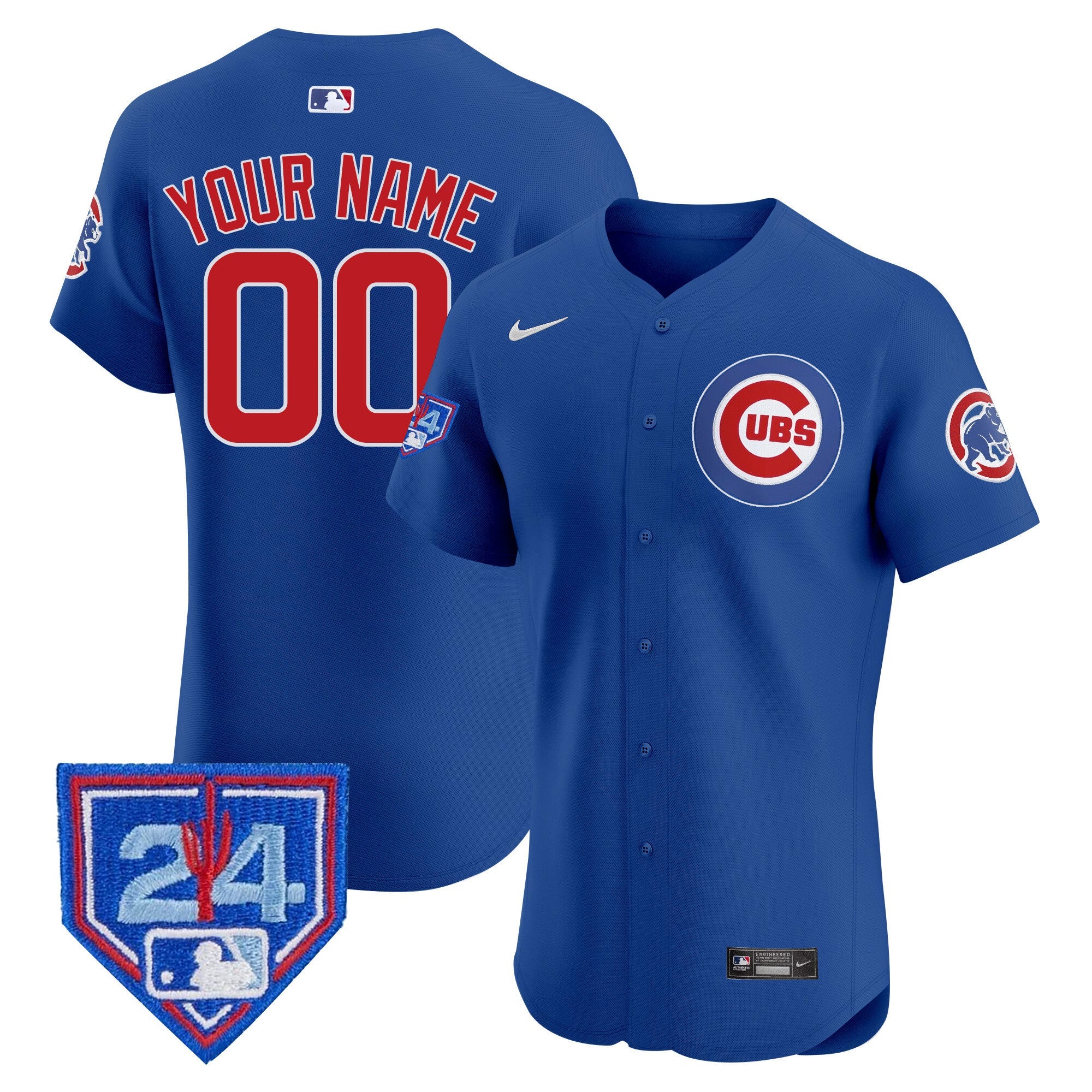 Chicago 2024 Spring Training Patch Vapor Premier Elite Custom Jersey V2