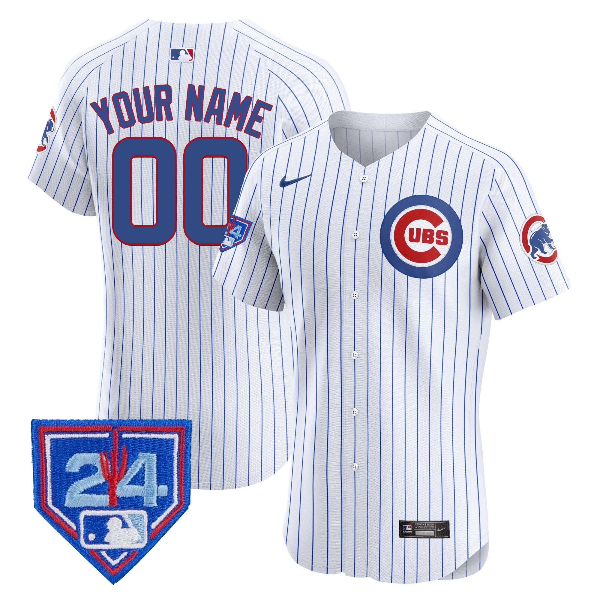 Chicago 2024 Spring Training Patch Vapor Premier Elite Custom Jersey V2