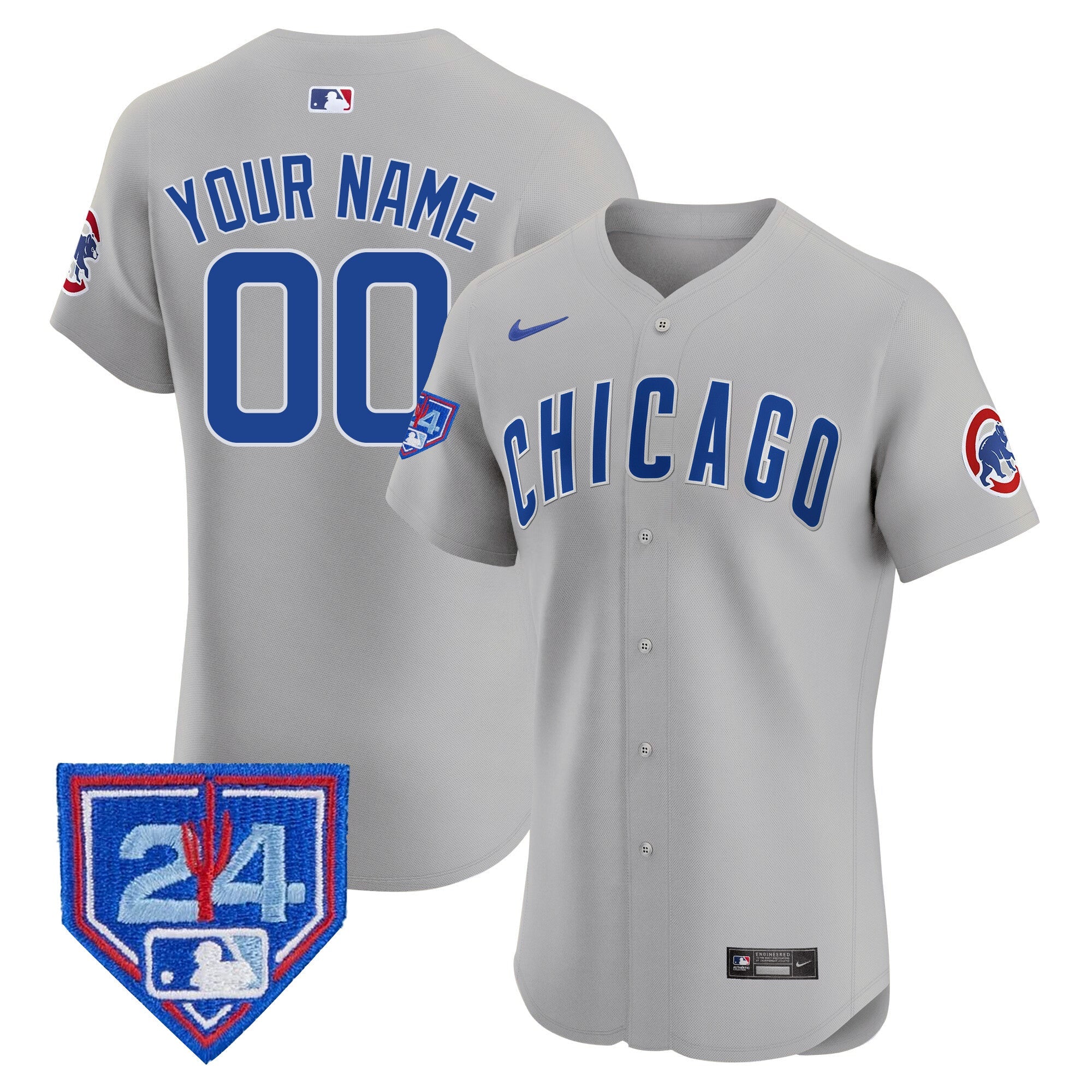 Chicago 2024 Spring Training Patch Vapor Premier Elite Custom Jersey V2