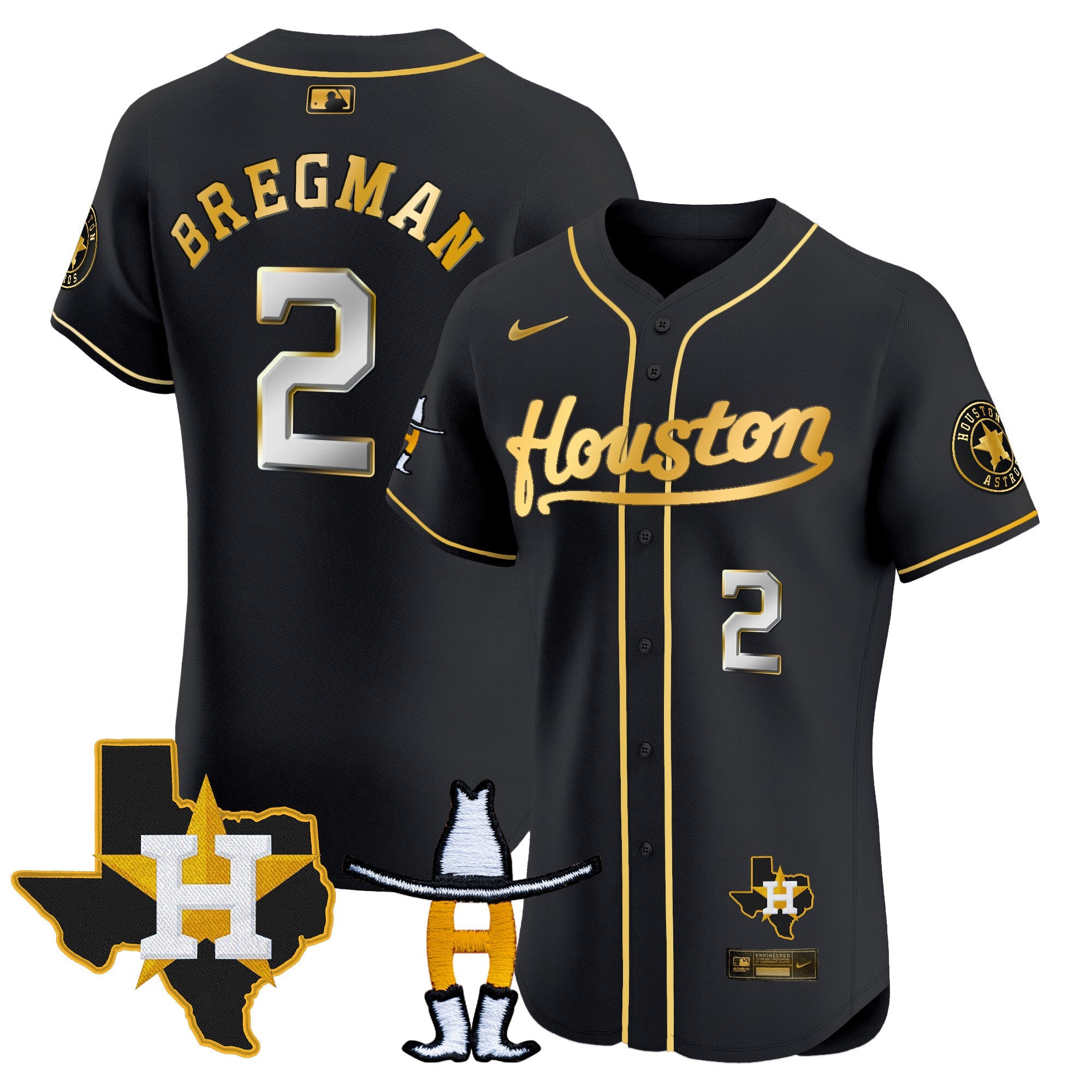 Men’s Houston Houston Rodeo Patch Vapor Premier Elite Jersey