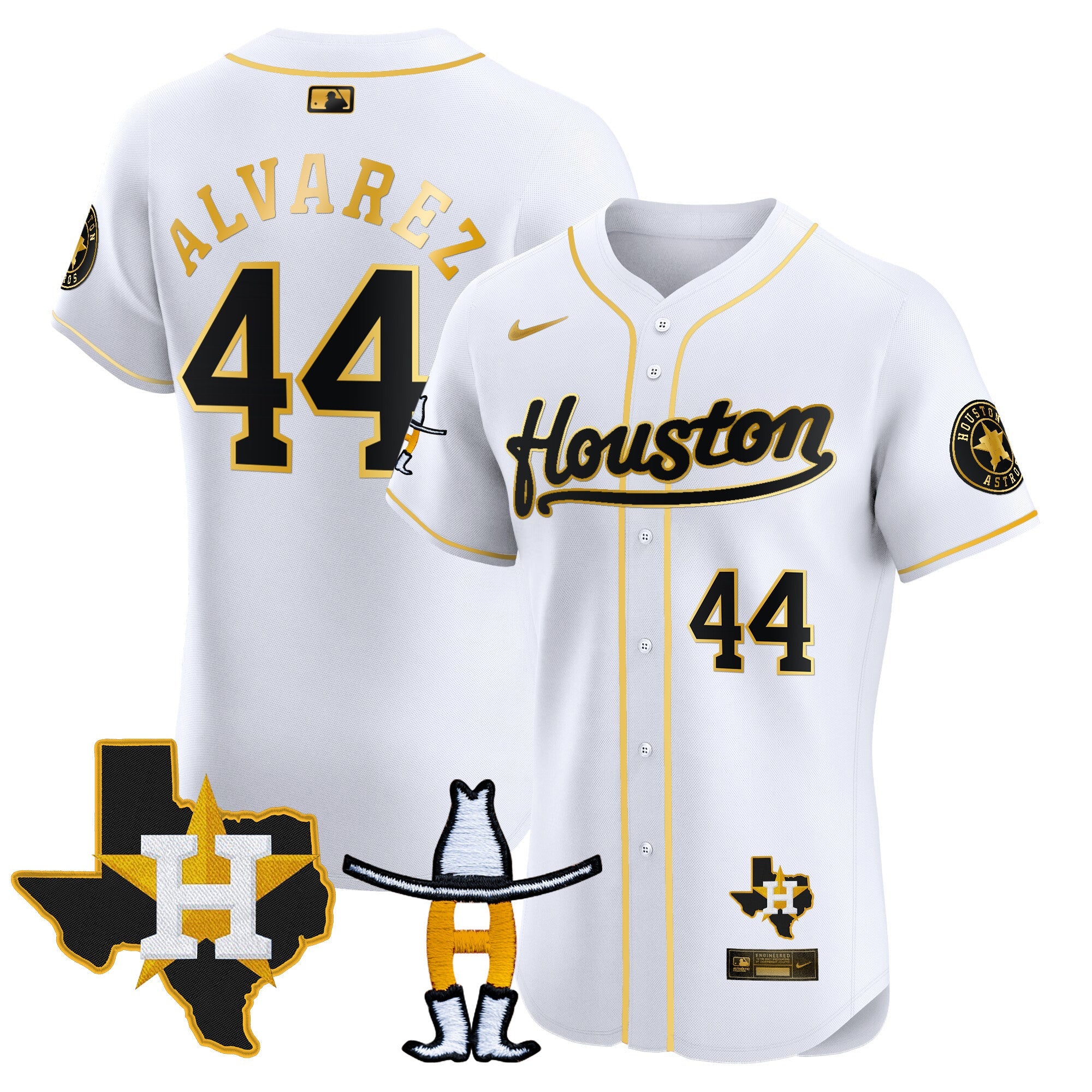 Men’s Houston Houston Rodeo Patch Vapor Premier Elite Jersey