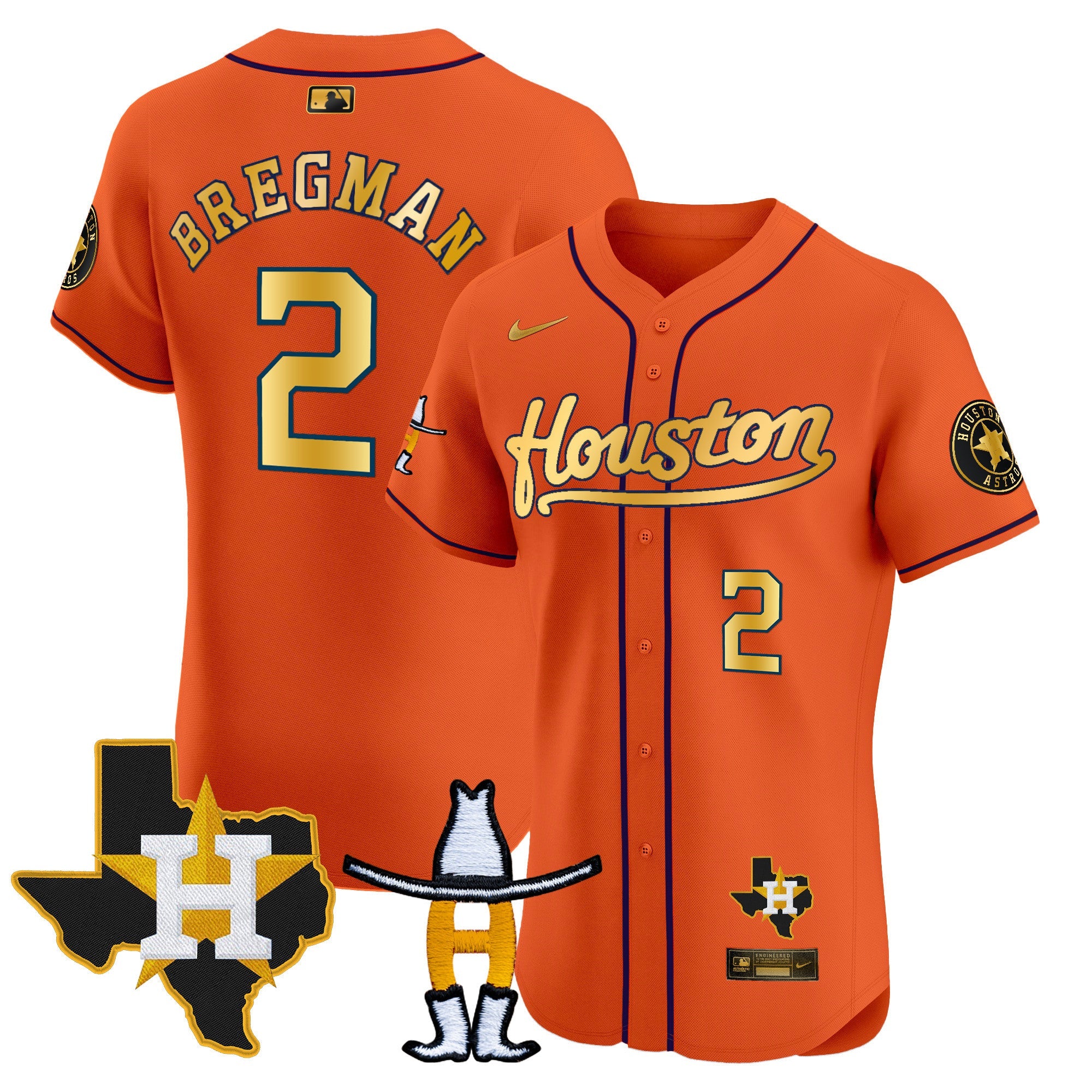 Men’s Houston Houston Rodeo Patch Vapor Premier Elite Jersey