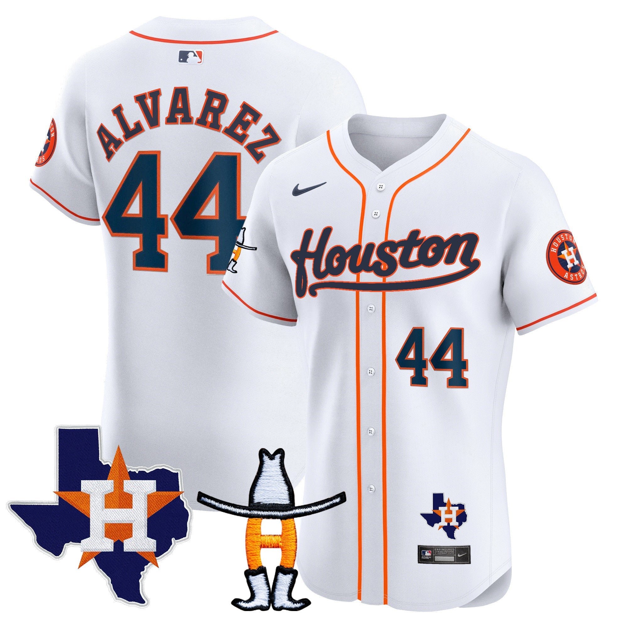 Men’s Houston Houston Rodeo Patch Vapor Premier Elite Jersey