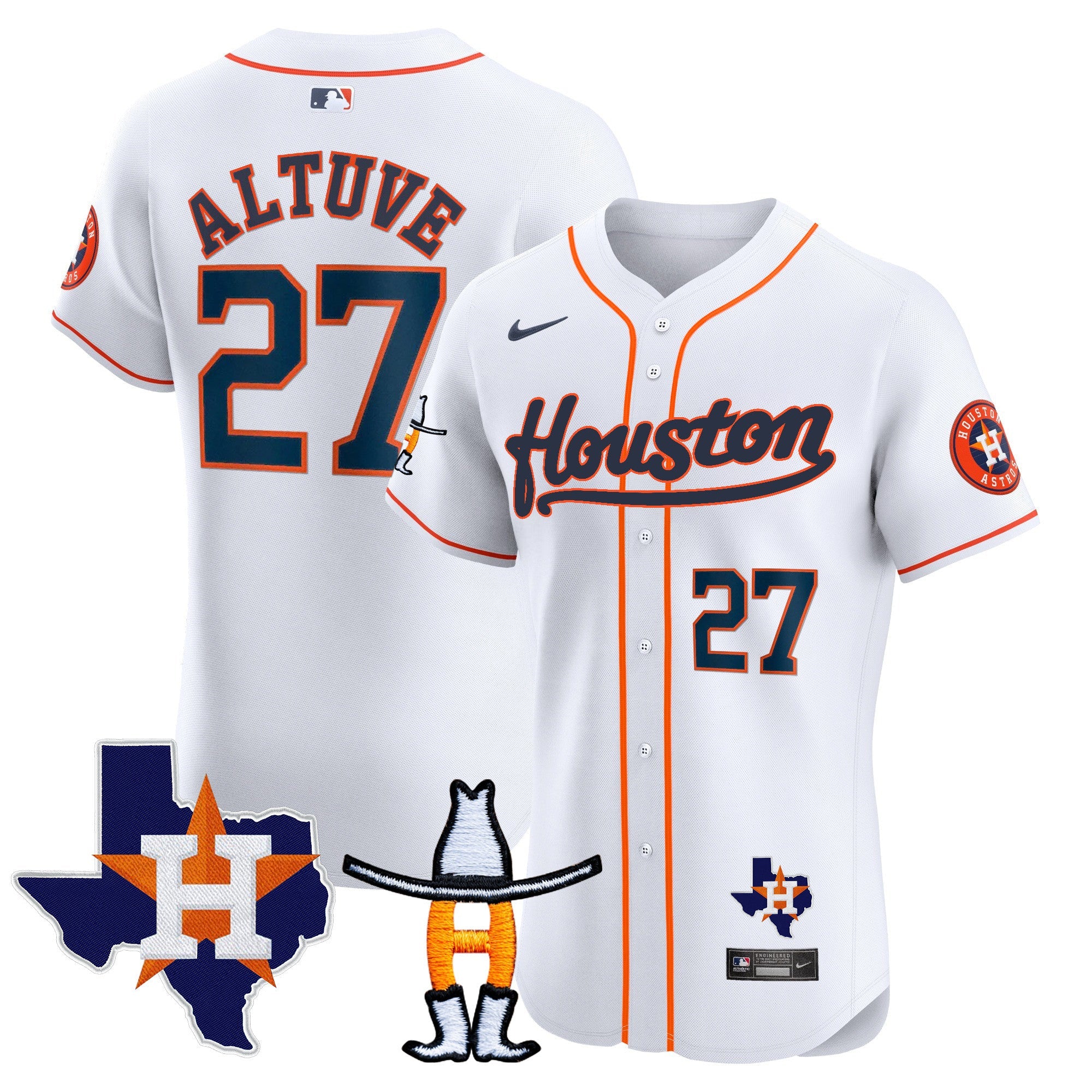 Men’s Houston Houston Rodeo Patch Vapor Premier Elite Jersey