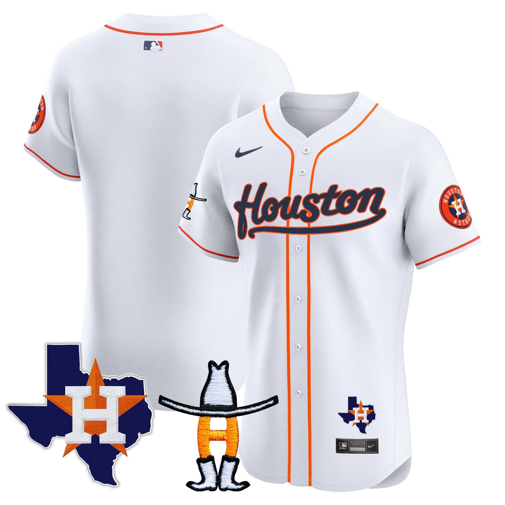 Men’s Houston Houston Rodeo Patch Vapor Premier Elite Jersey