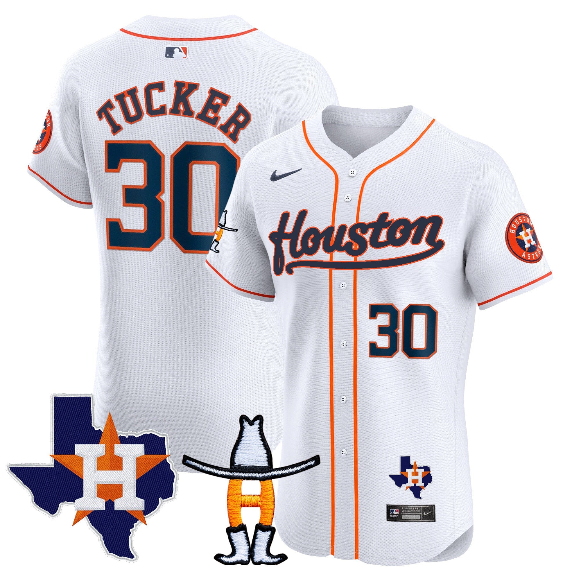 Men’s Houston Houston Rodeo Patch Vapor Premier Elite Jersey