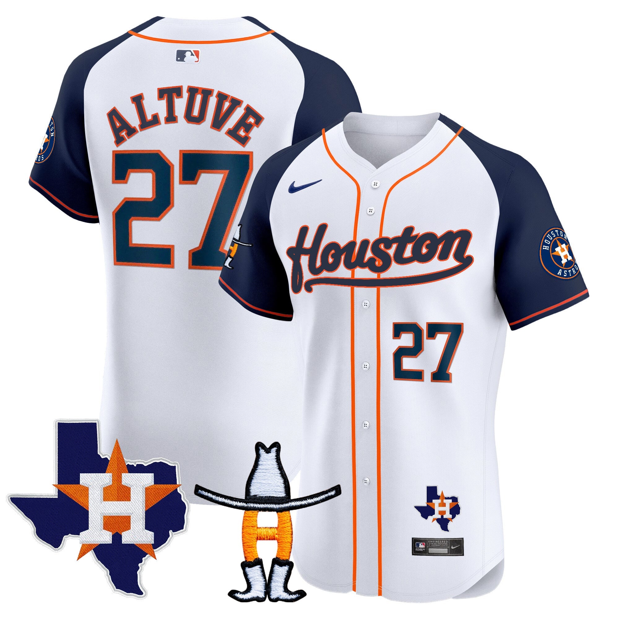 Men’s Houston Houston Rodeo Patch Vapor Premier Elite Jersey