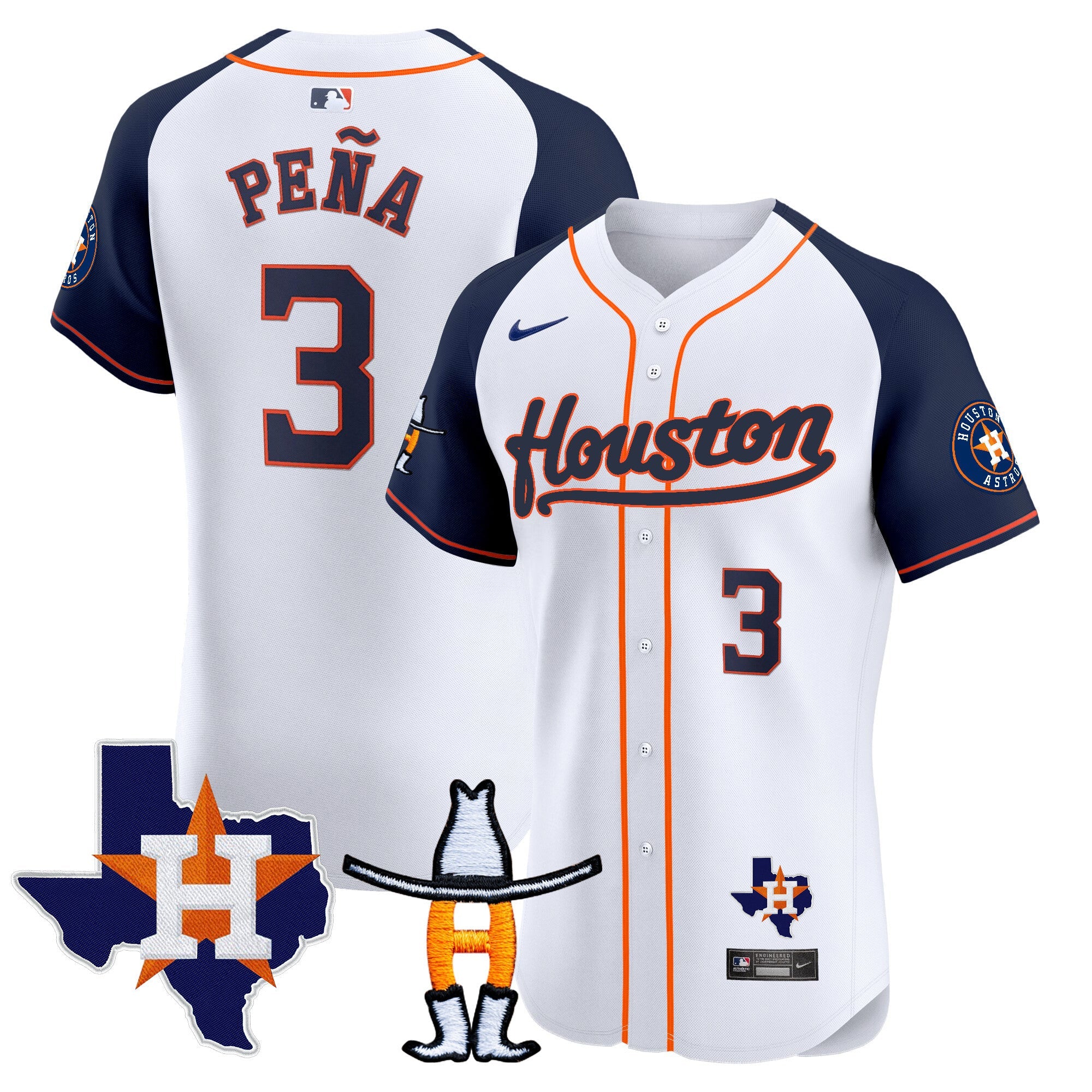 Men’s Houston Houston Rodeo Patch Vapor Premier Elite Jersey