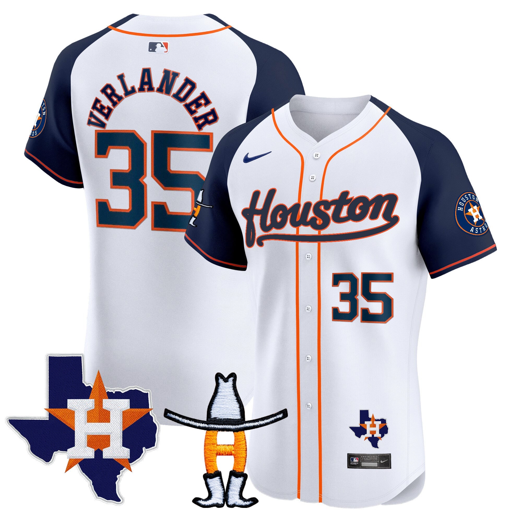Men’s Houston Houston Rodeo Patch Vapor Premier Elite Jersey