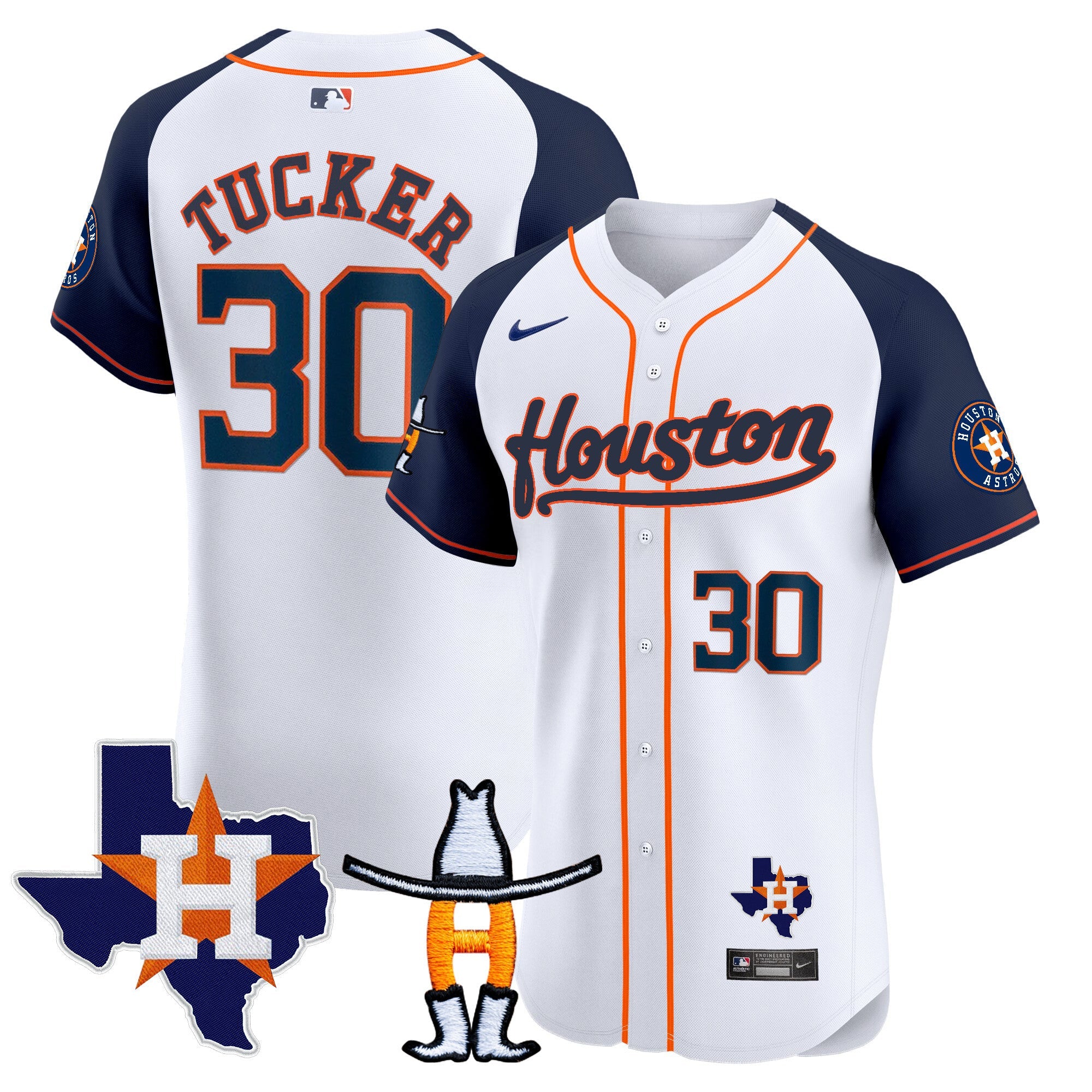 Men’s Houston Houston Rodeo Patch Vapor Premier Elite Jersey