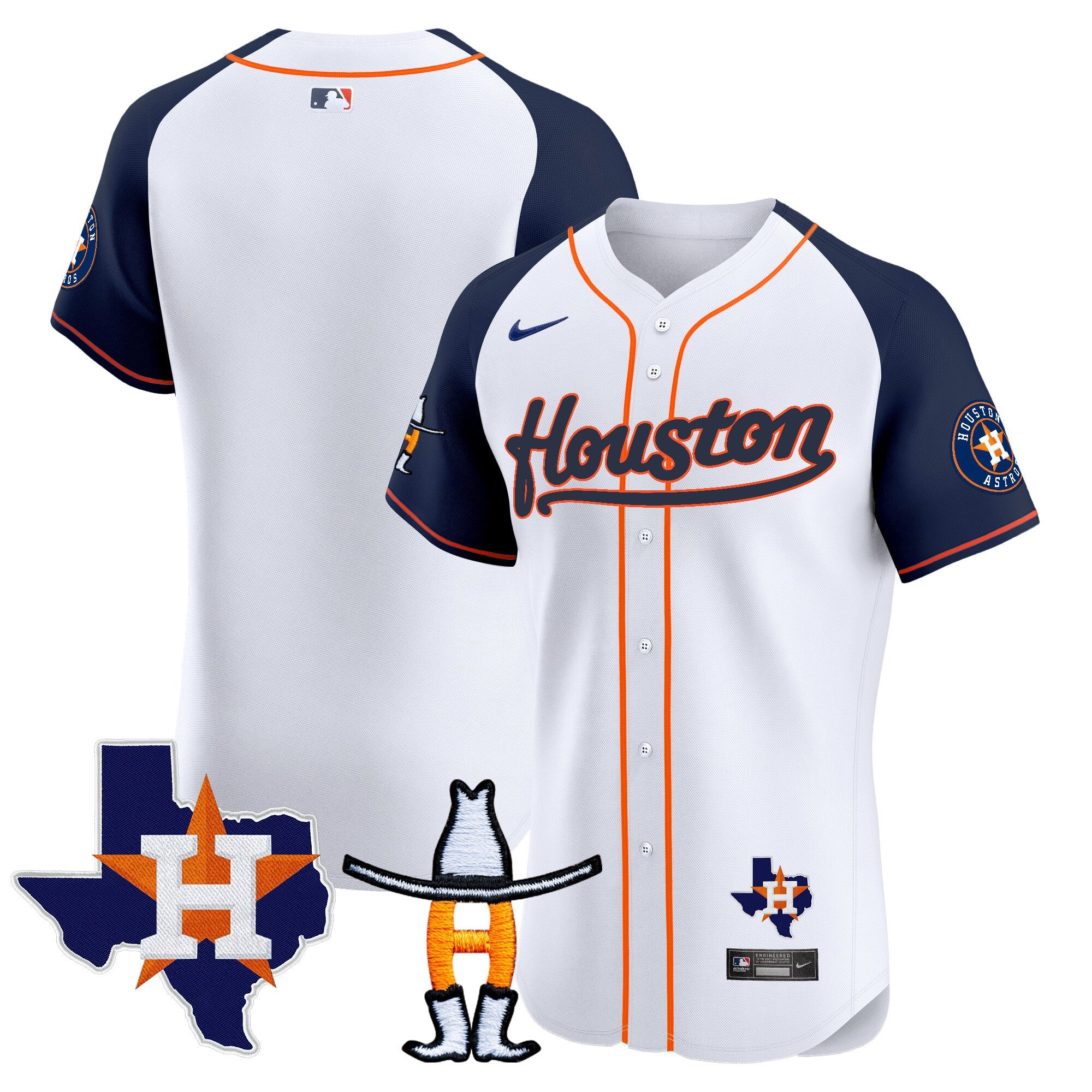 Men’s Houston Houston Rodeo Patch Vapor Premier Elite Jersey