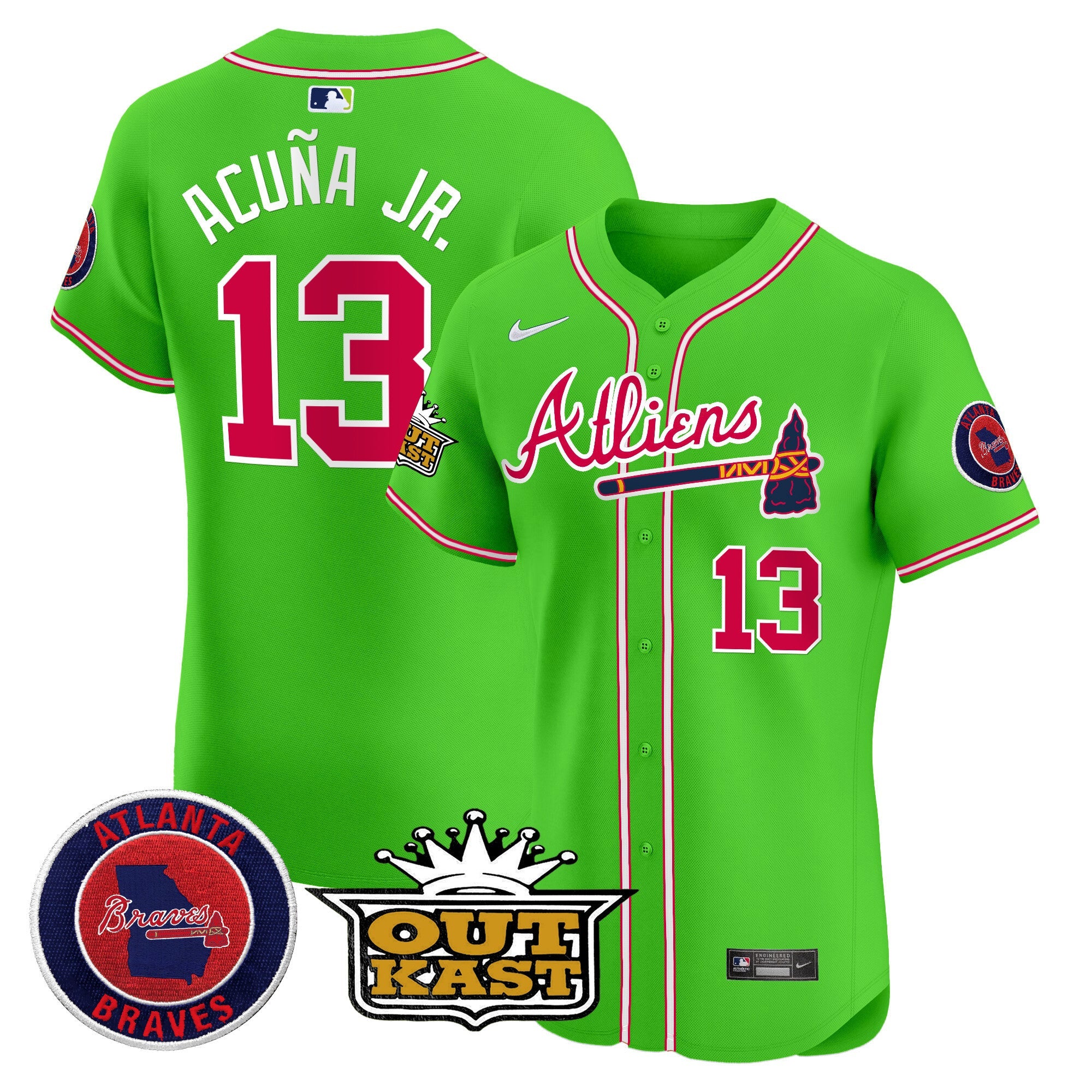 Men’s Atlanta Atliens Vapor Premier Elite Jersey
