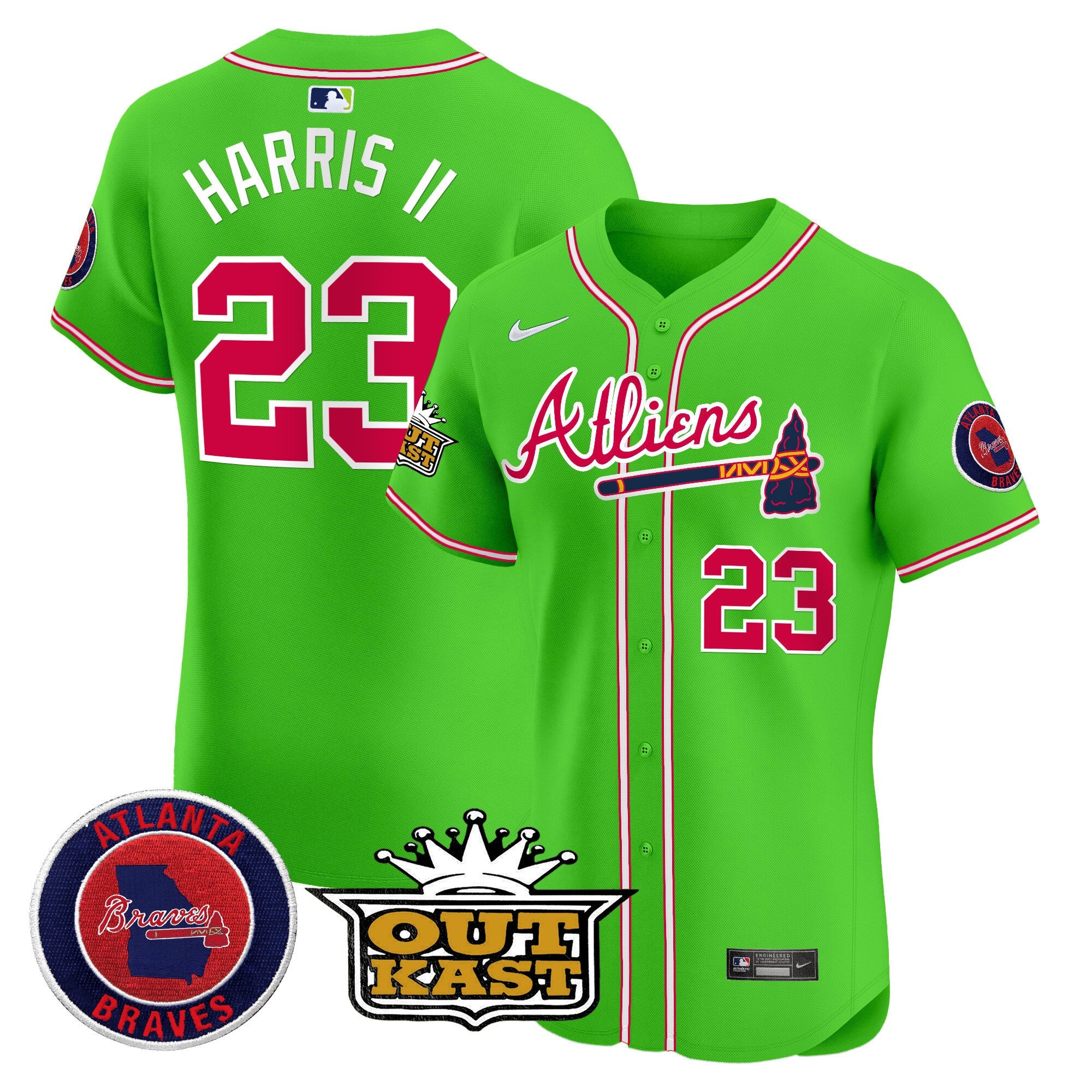 Men’s Atlanta Atliens Vapor Premier Elite Jersey