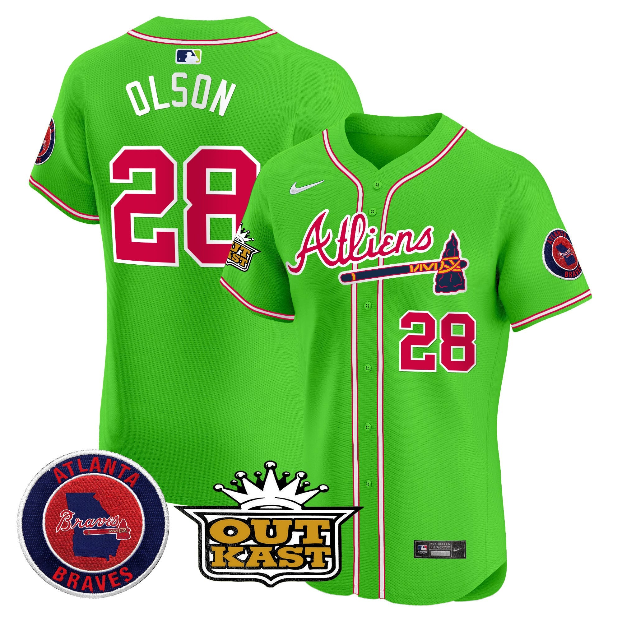 Men’s Atlanta Atliens Vapor Premier Elite Jersey