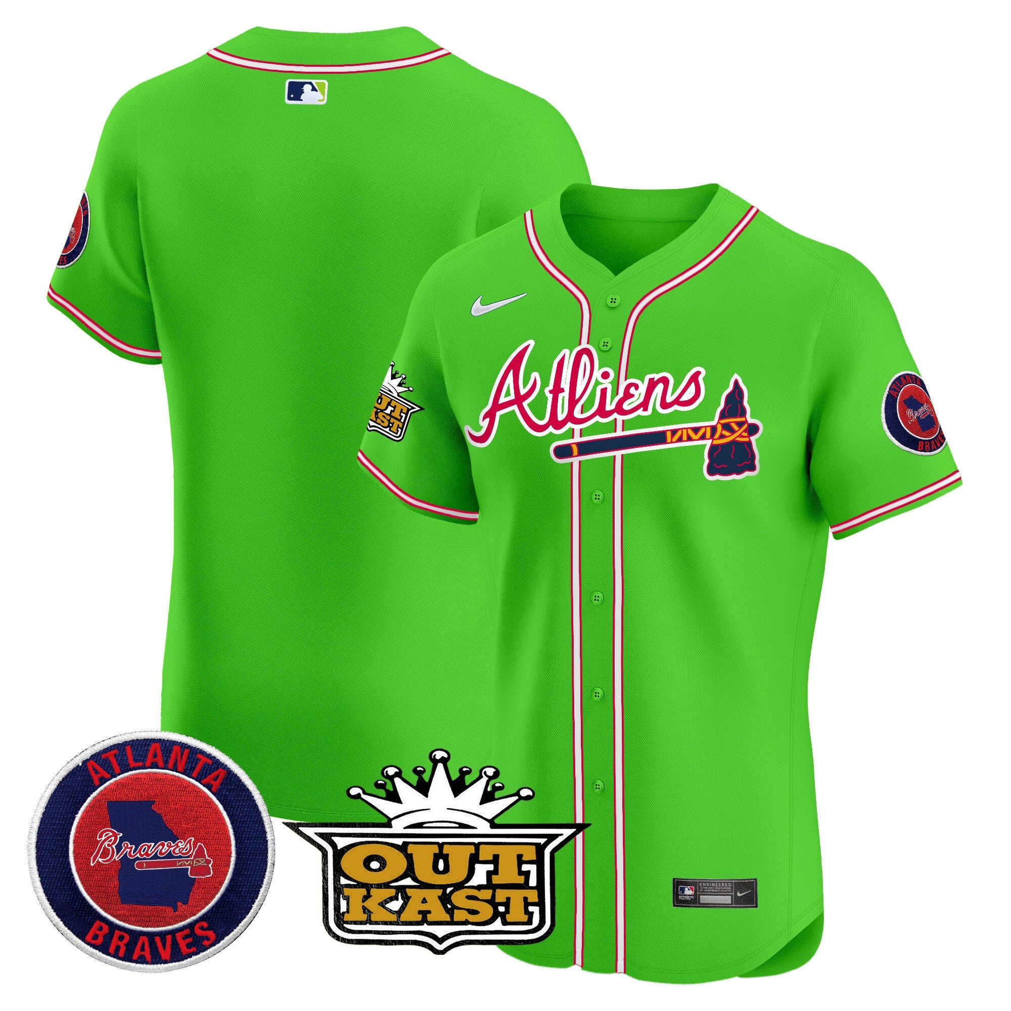 Men’s Atlanta Atliens Vapor Premier Elite Jersey