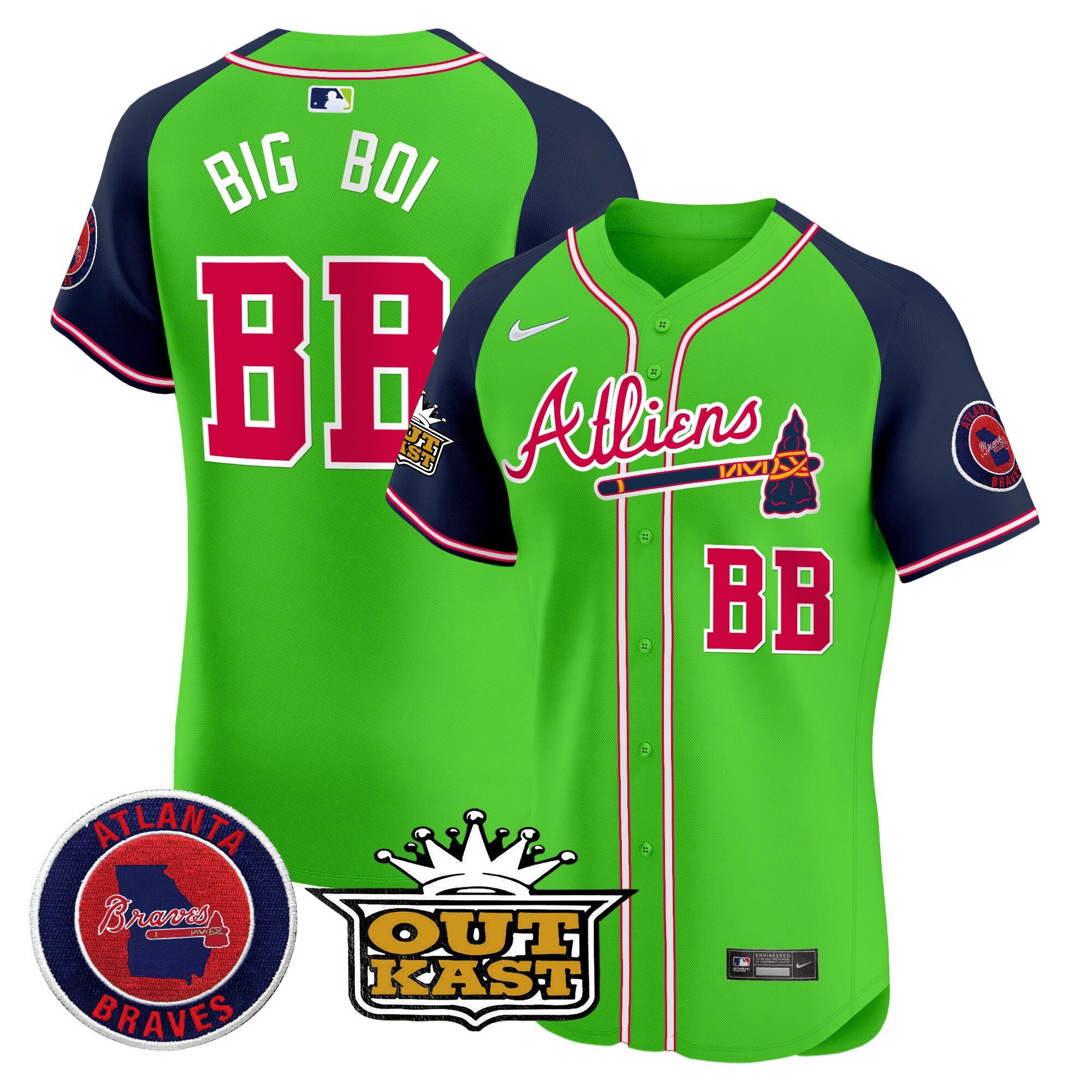 Men’s Atlanta Atliens Vapor Premier Elite Jersey