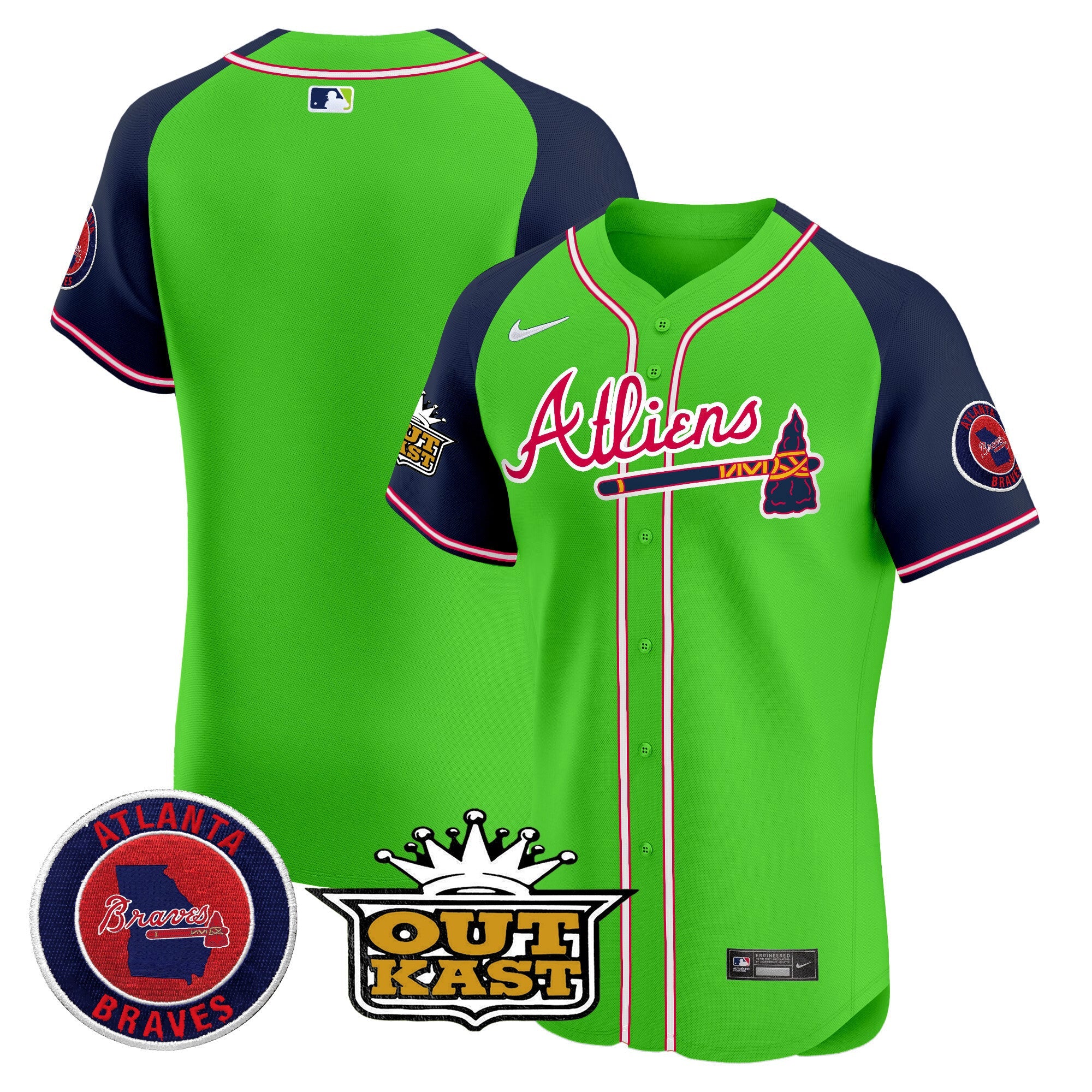 Men’s Atlanta Atliens Vapor Premier Elite Jersey