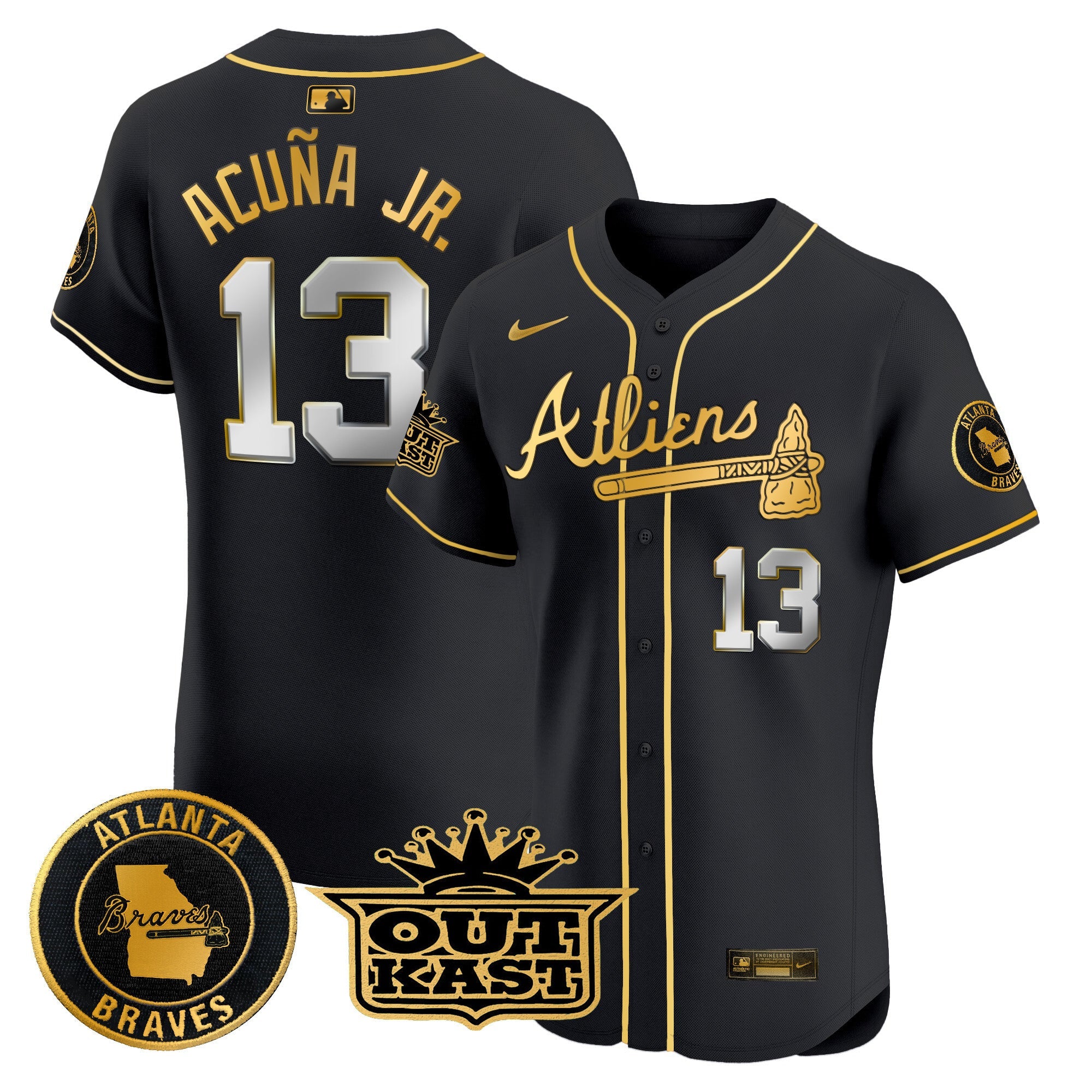 Men’s Atlanta Atliens Vapor Premier Elite Jersey