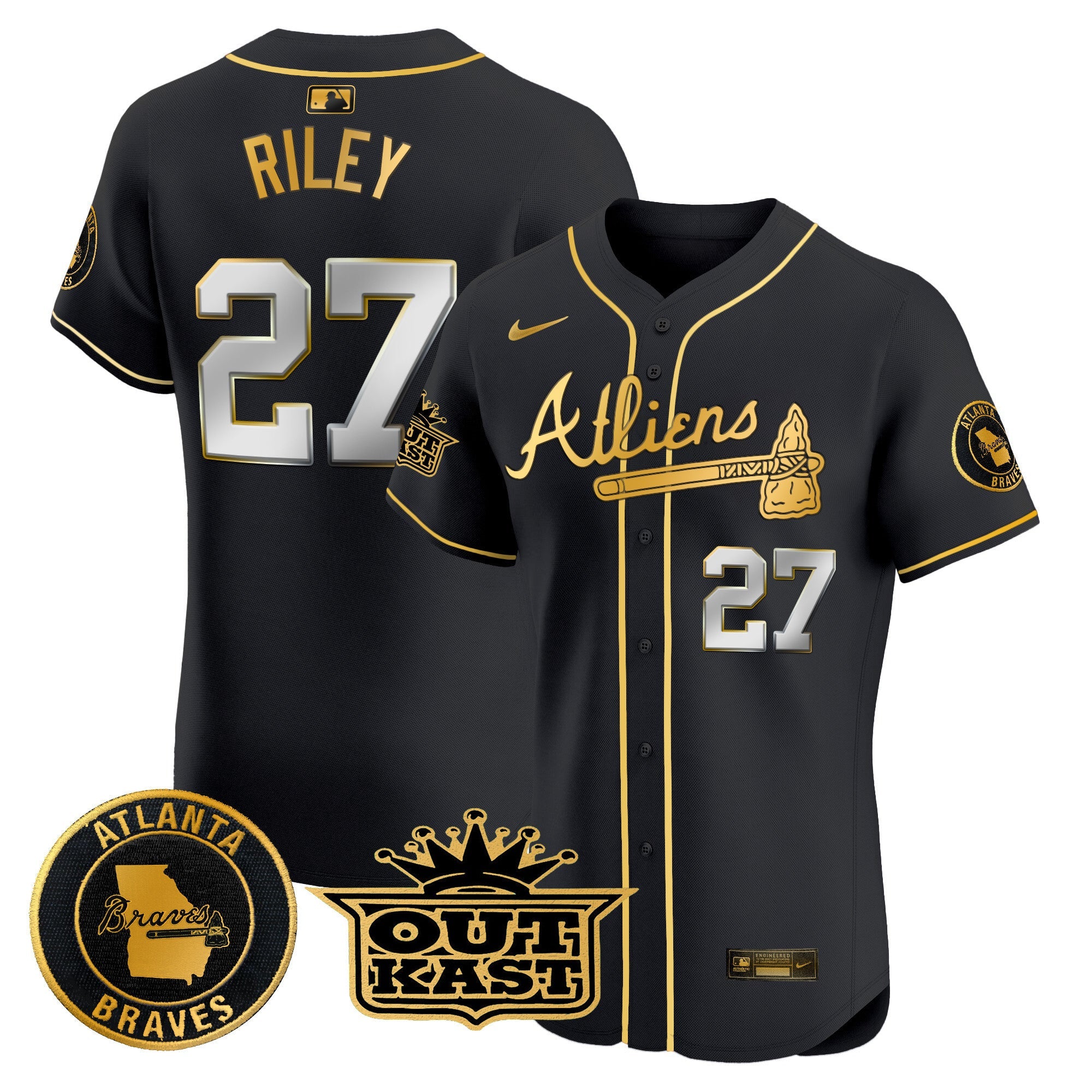 Men’s Atlanta Atliens Vapor Premier Elite Jersey