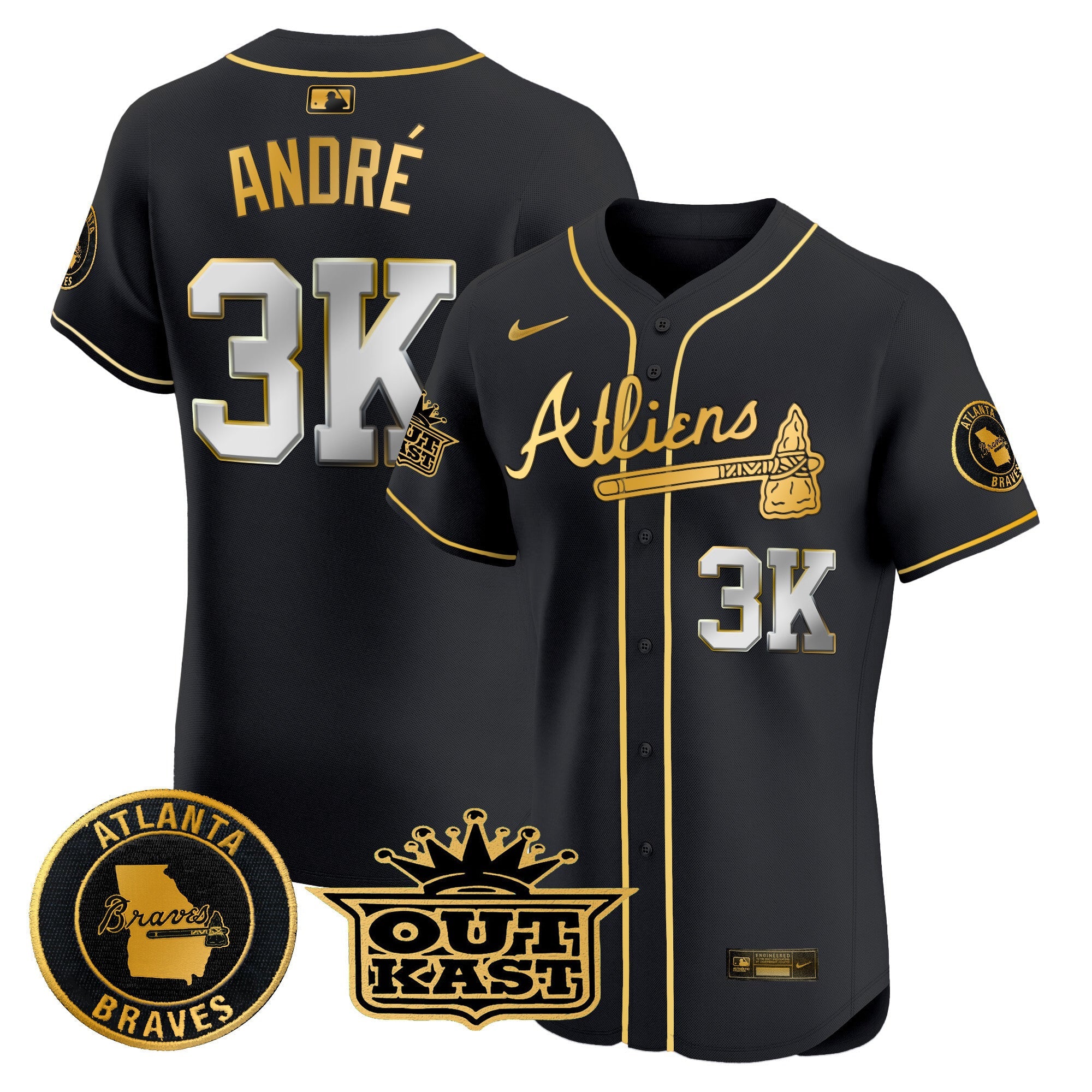 Men’s Atlanta Atliens Vapor Premier Elite Jersey