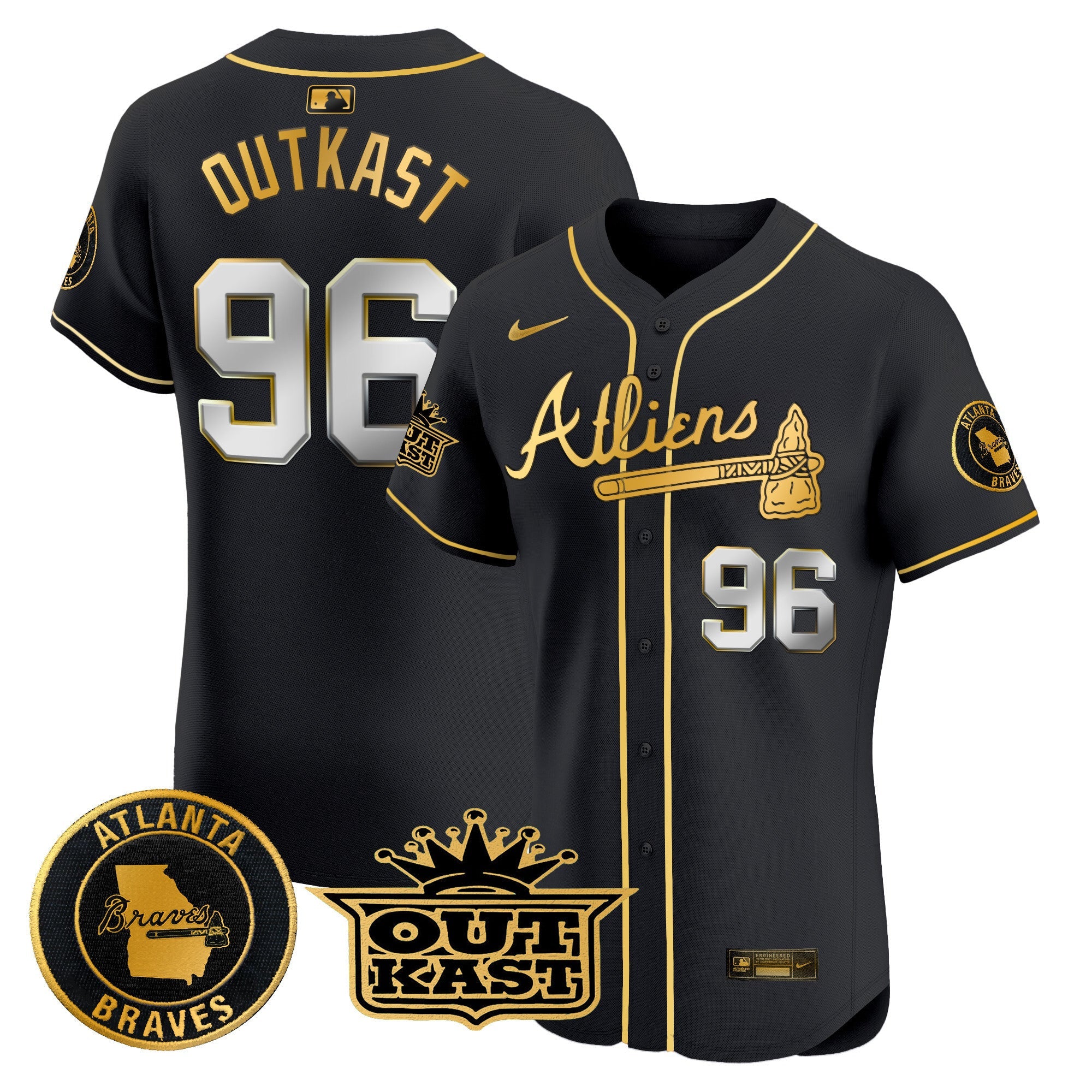 Men’s Atlanta Atliens Vapor Premier Elite Jersey