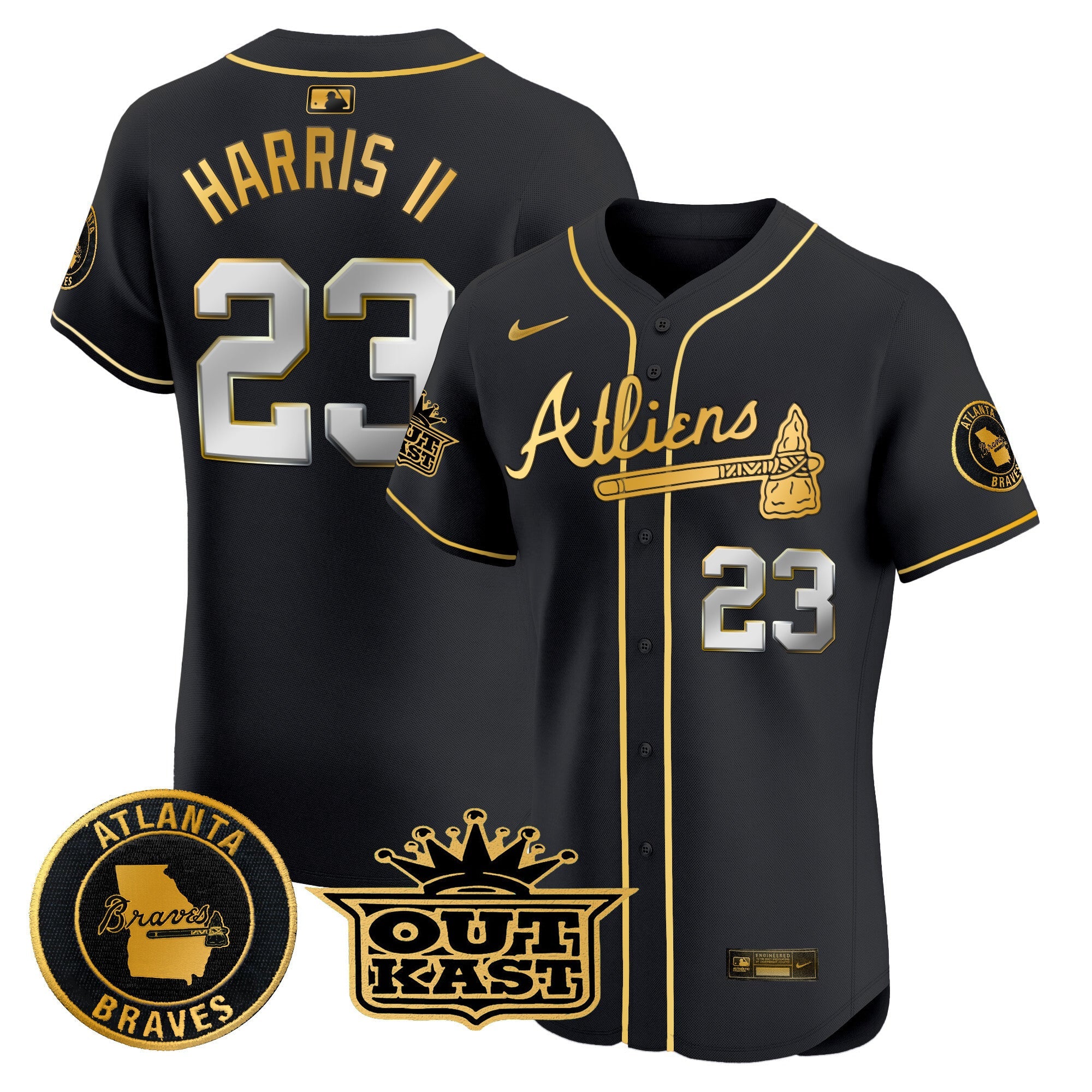 Men’s Atlanta Atliens Vapor Premier Elite Jersey