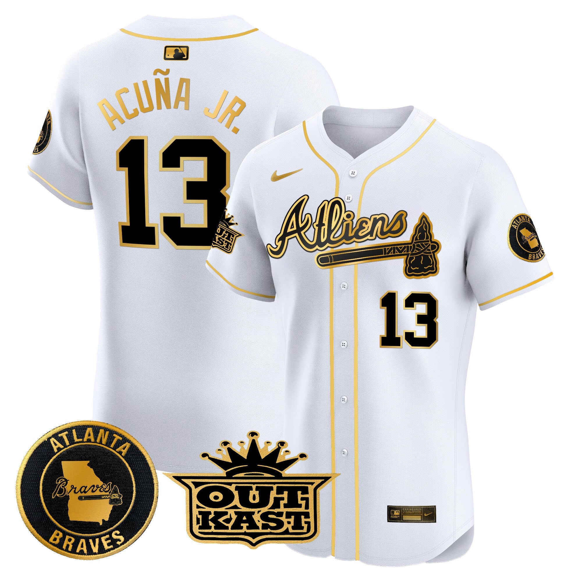 Men’s Atlanta Atliens Vapor Premier Elite Jersey