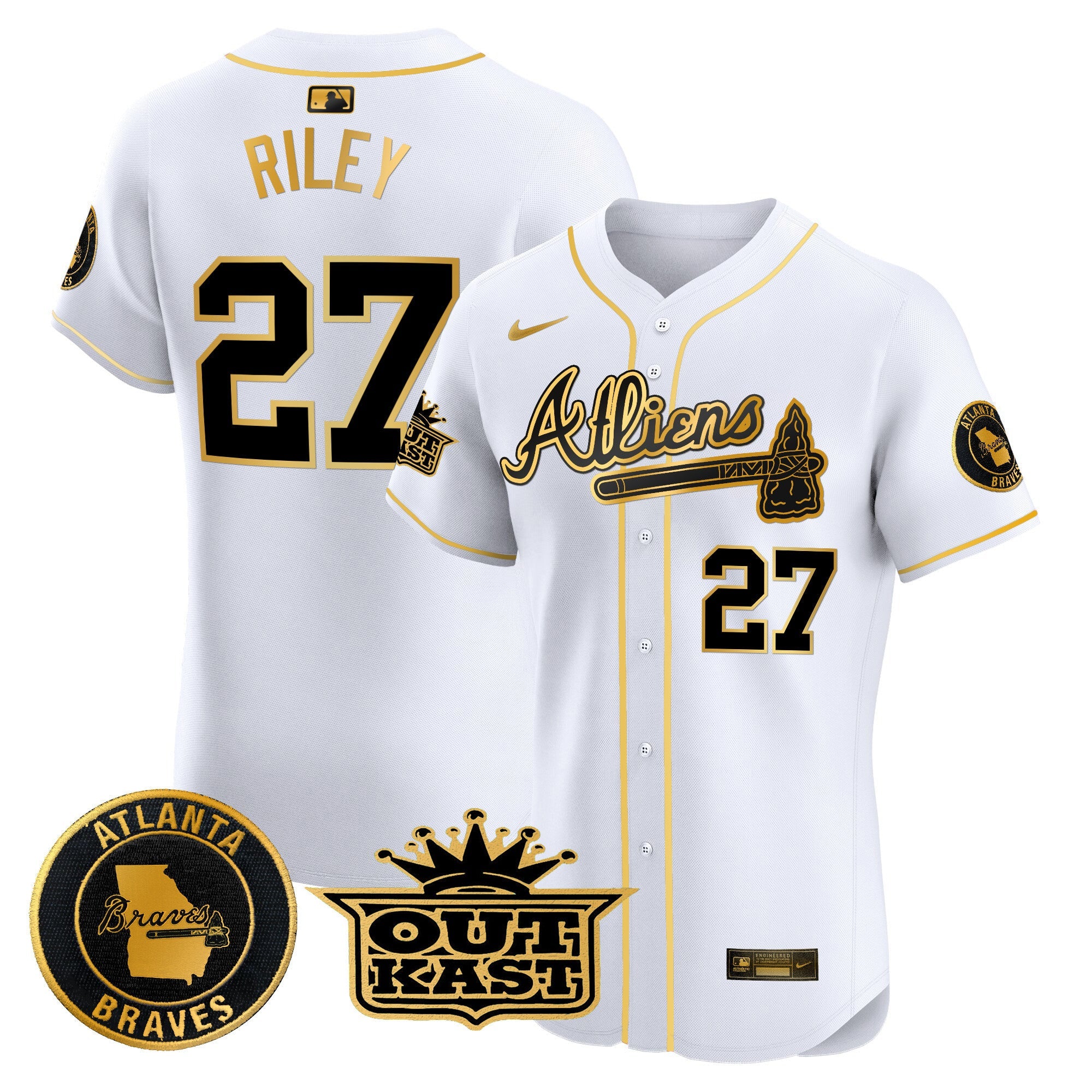Men’s Atlanta Atliens Vapor Premier Elite Jersey