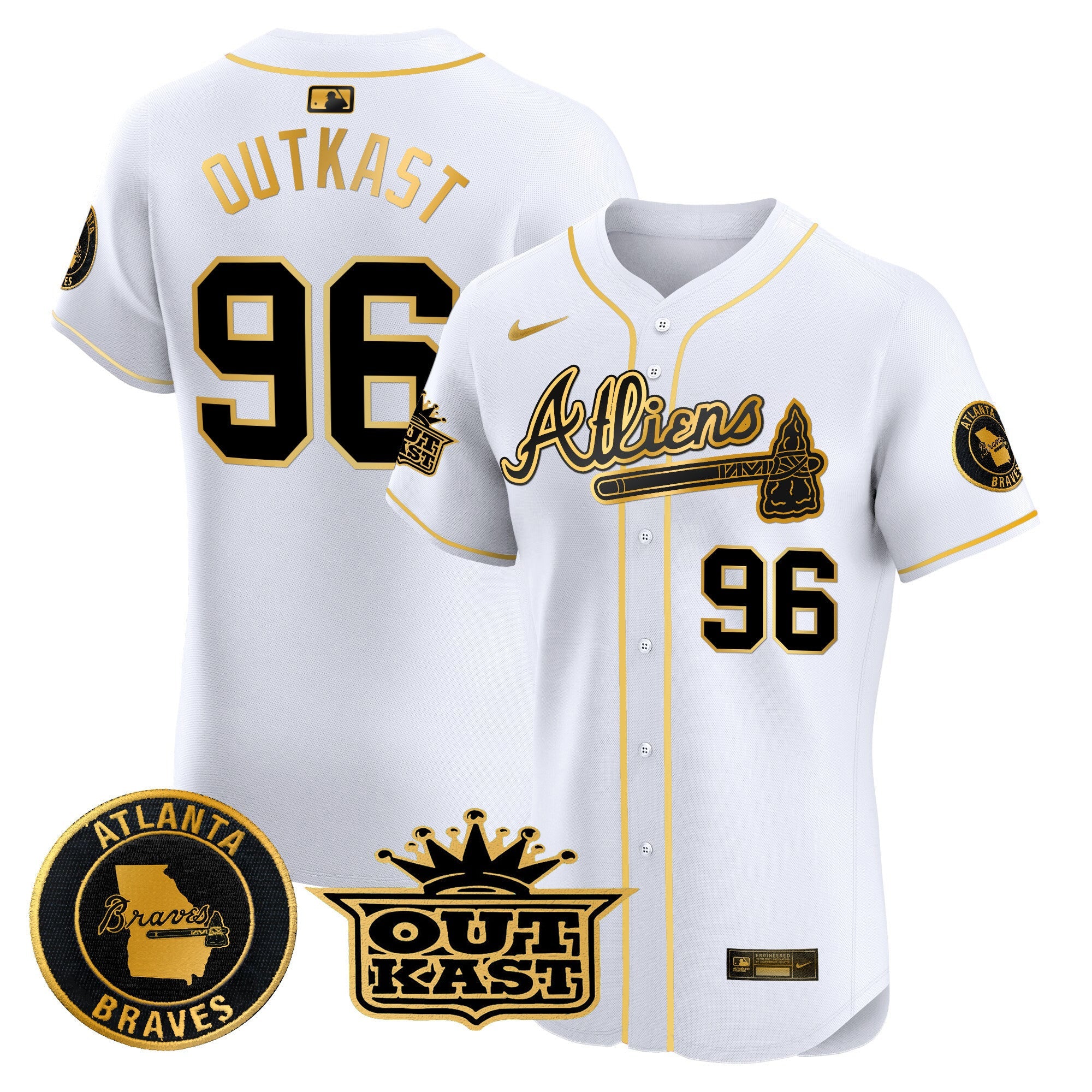 Men’s Atlanta Atliens Vapor Premier Elite Jersey