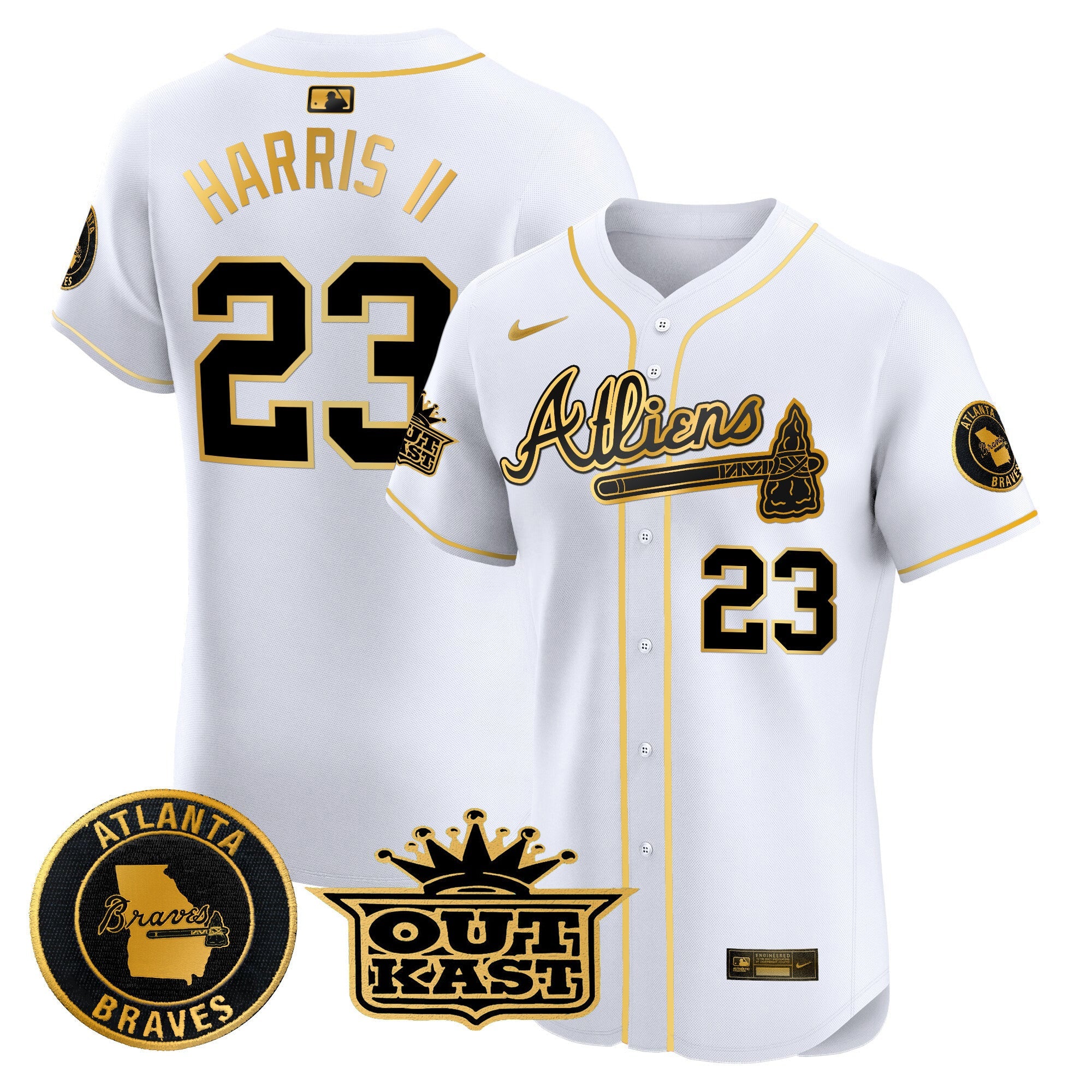 Men’s Atlanta Atliens Vapor Premier Elite Jersey