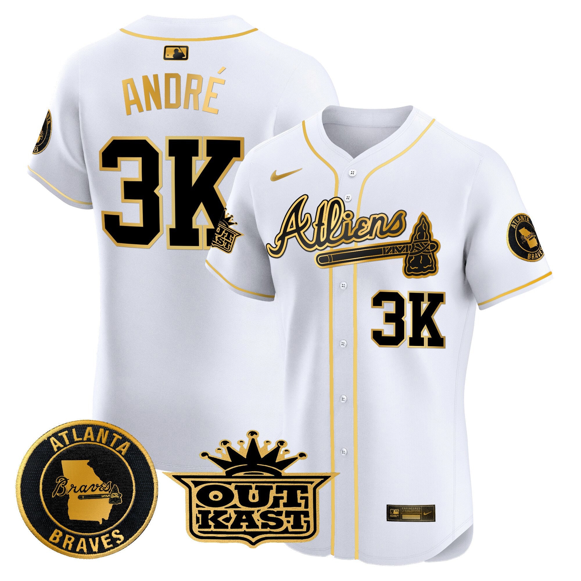 Men’s Atlanta Atliens Vapor Premier Elite Jersey