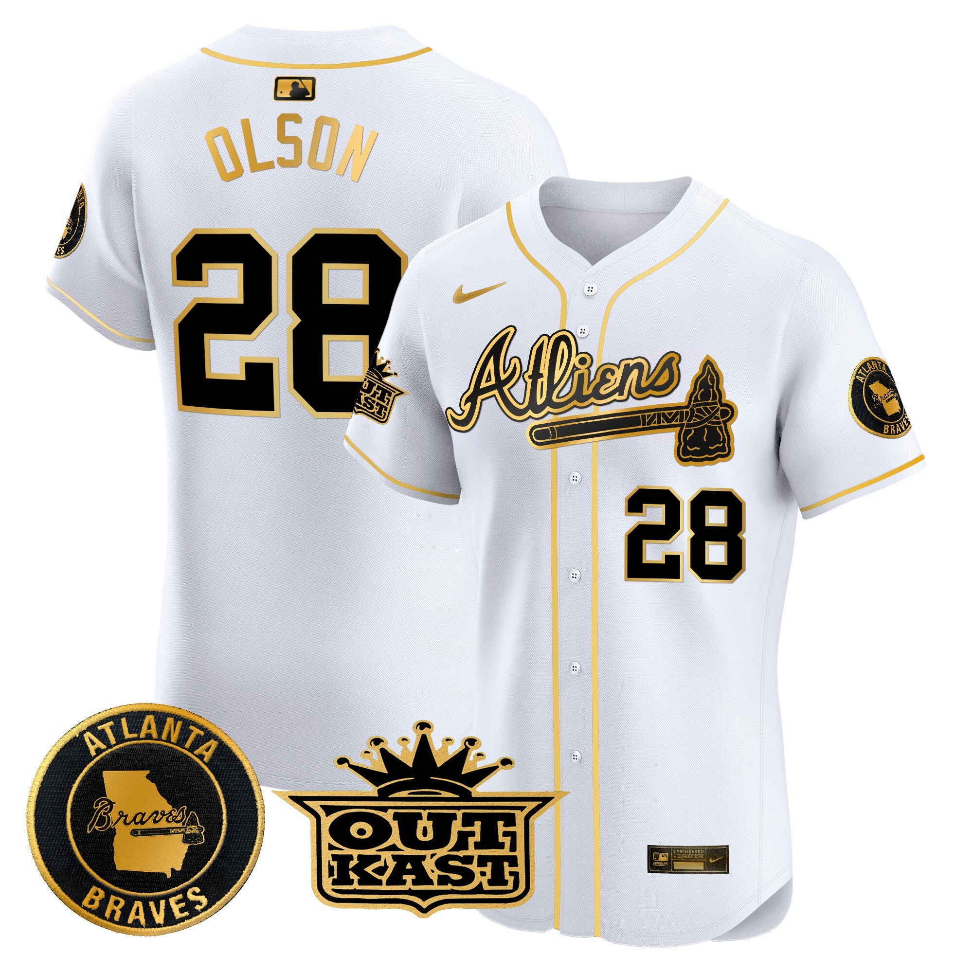 Men’s Atlanta Atliens Vapor Premier Elite Jersey