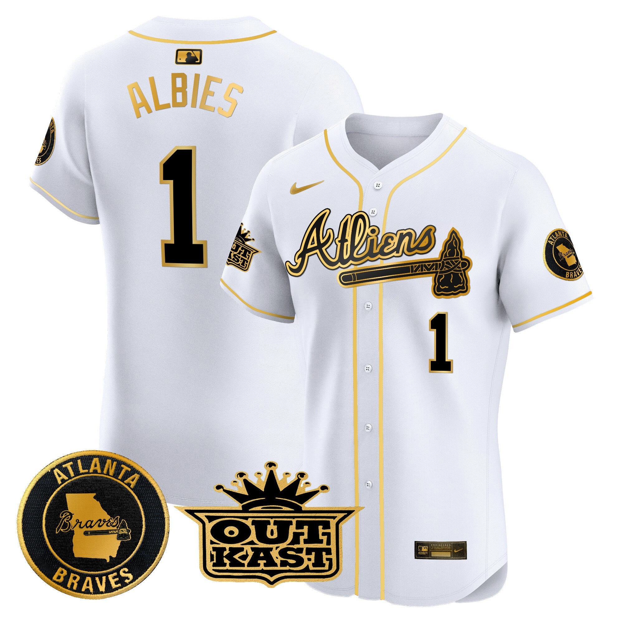 Men’s Atlanta Atliens Vapor Premier Elite Jersey