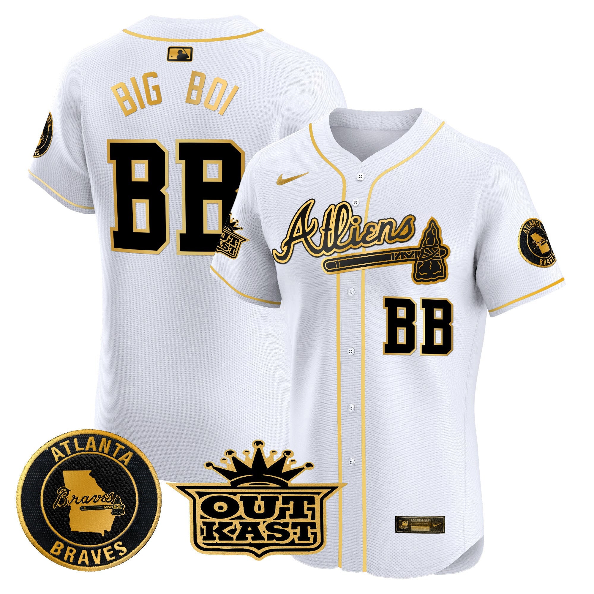 Men’s Atlanta Atliens Vapor Premier Elite Jersey