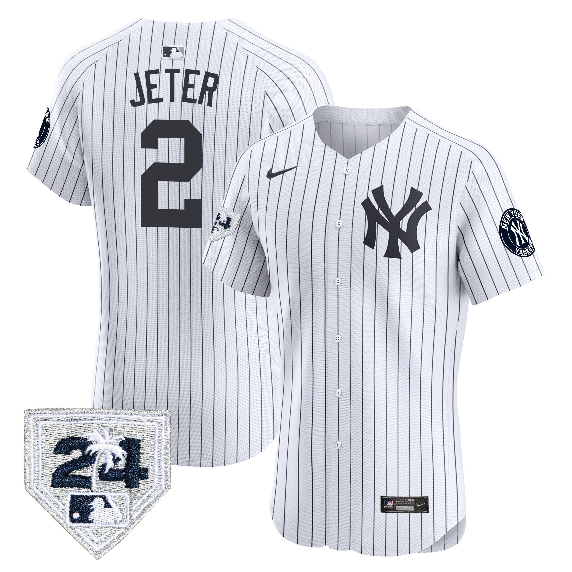 Men’s New York 2024 Spring Training Patch Vapor Premier Elite Jersey V2