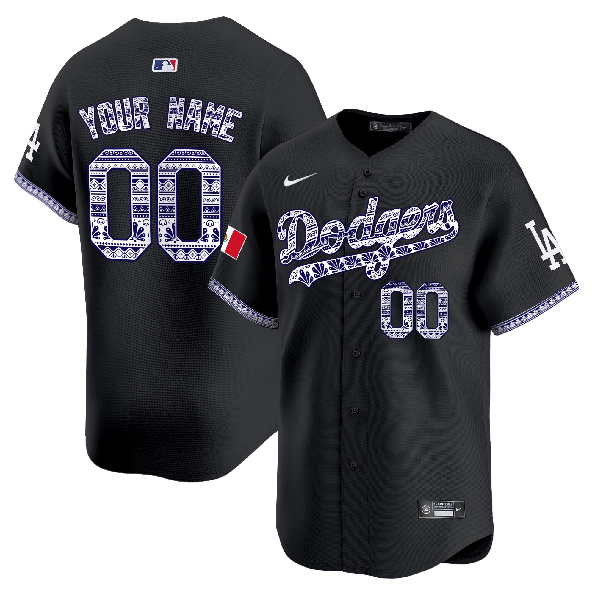 Los Angeles Mexico Vapor Premier Limited Custom Jersey V3